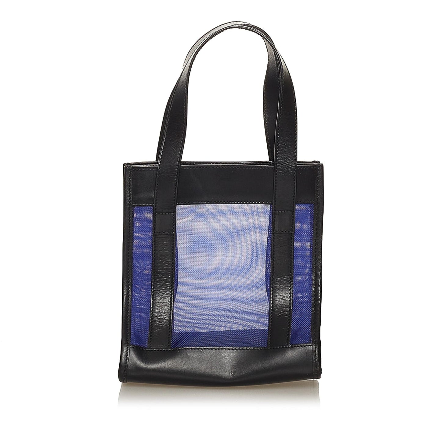Gucci Mesh SHG Black Blue Satchel Bag