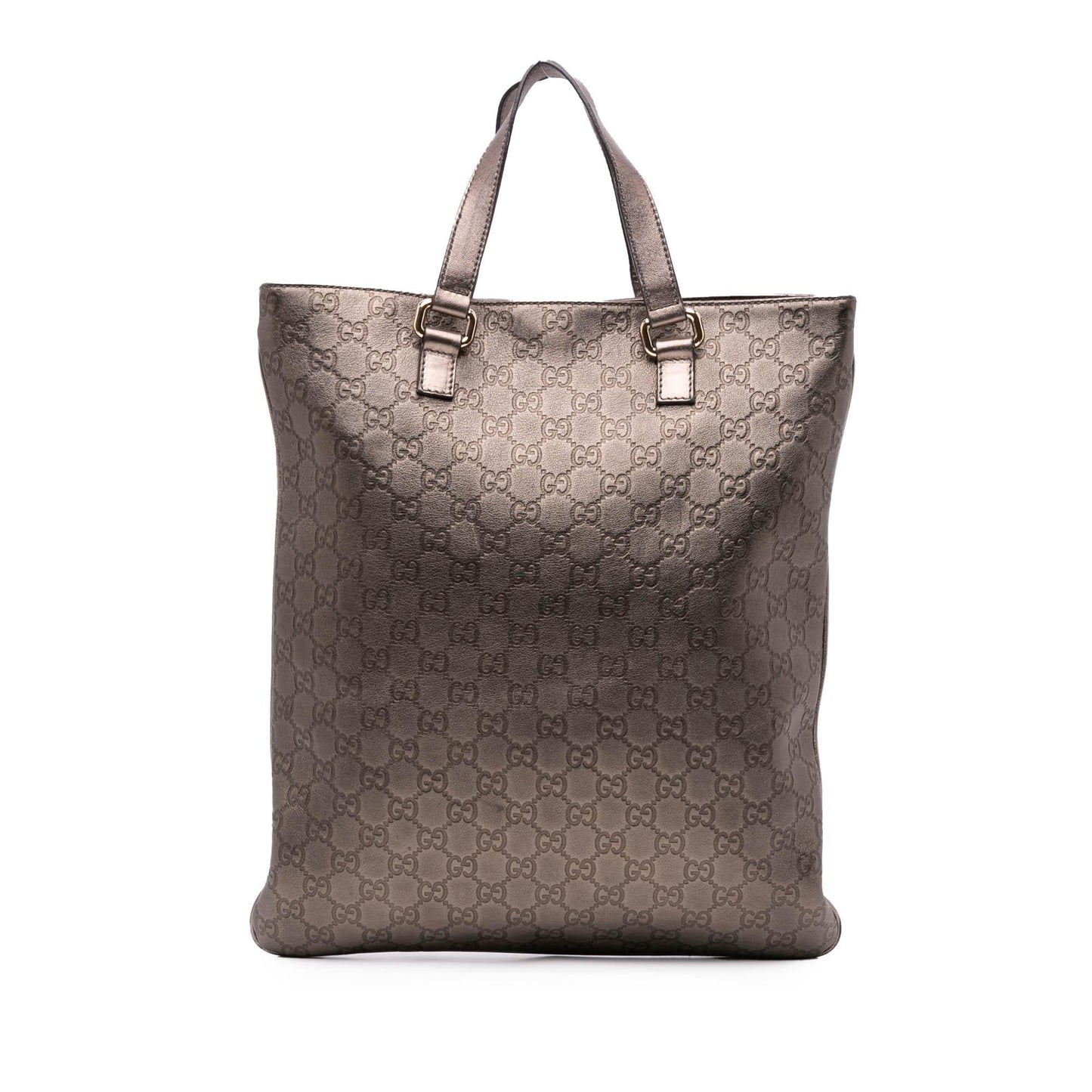 Gucci Metallic Guccissima Calf Brown Tote Bag