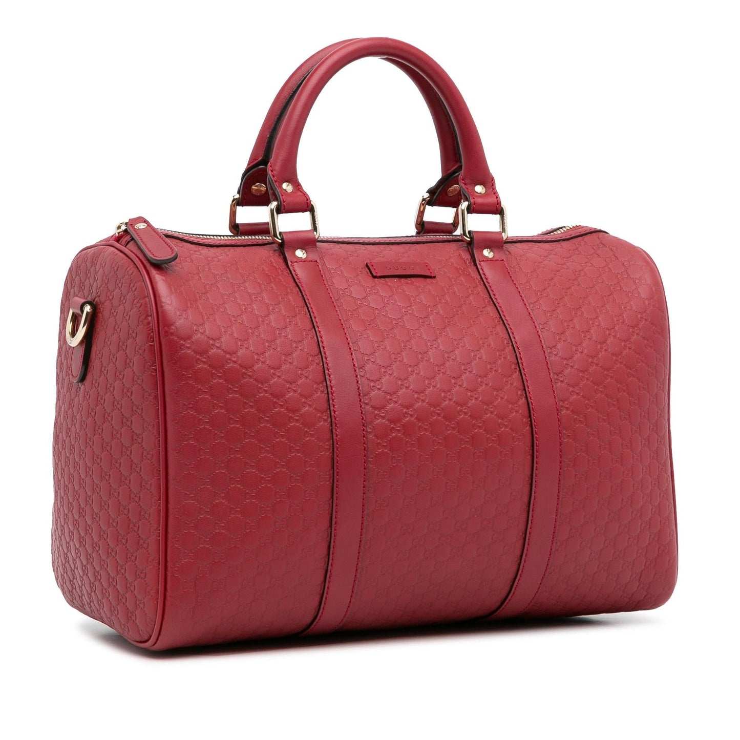 Gucci Microguccissima Boston SHG-kDyEop Calf Red Satchel Bag