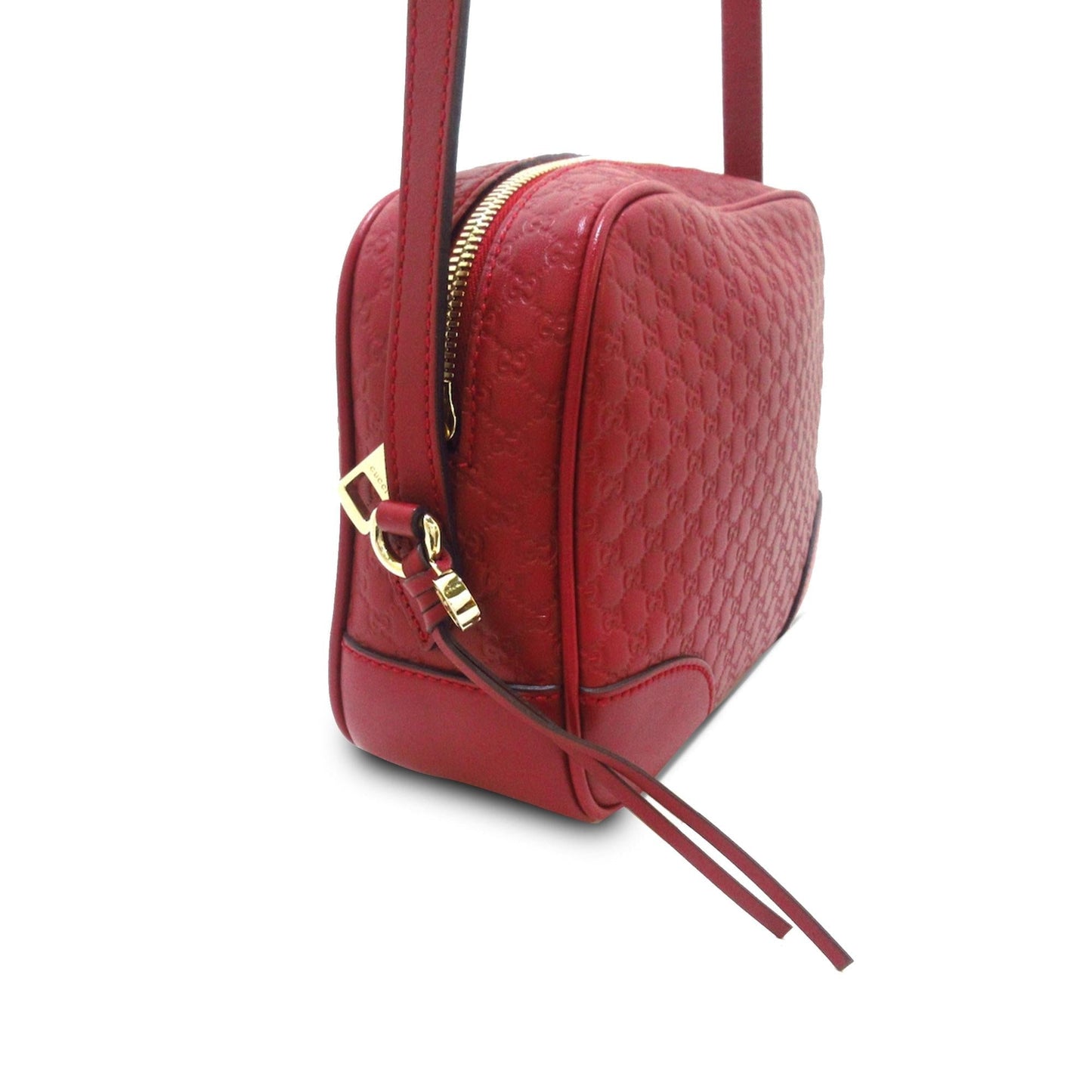 Gucci Microguccissima Bree SHG-hmK7hS Calf Red Crossbody Bag