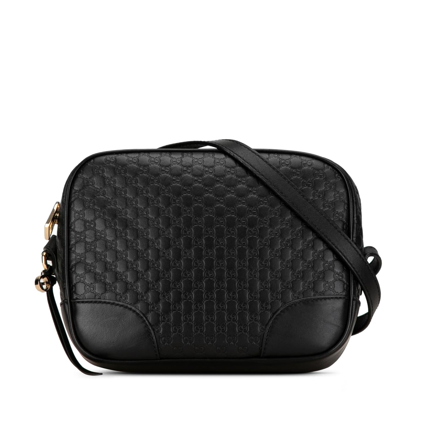 Gucci Microguccissima Bree SHG-mDZnTy Calf Black Crossbody Bag