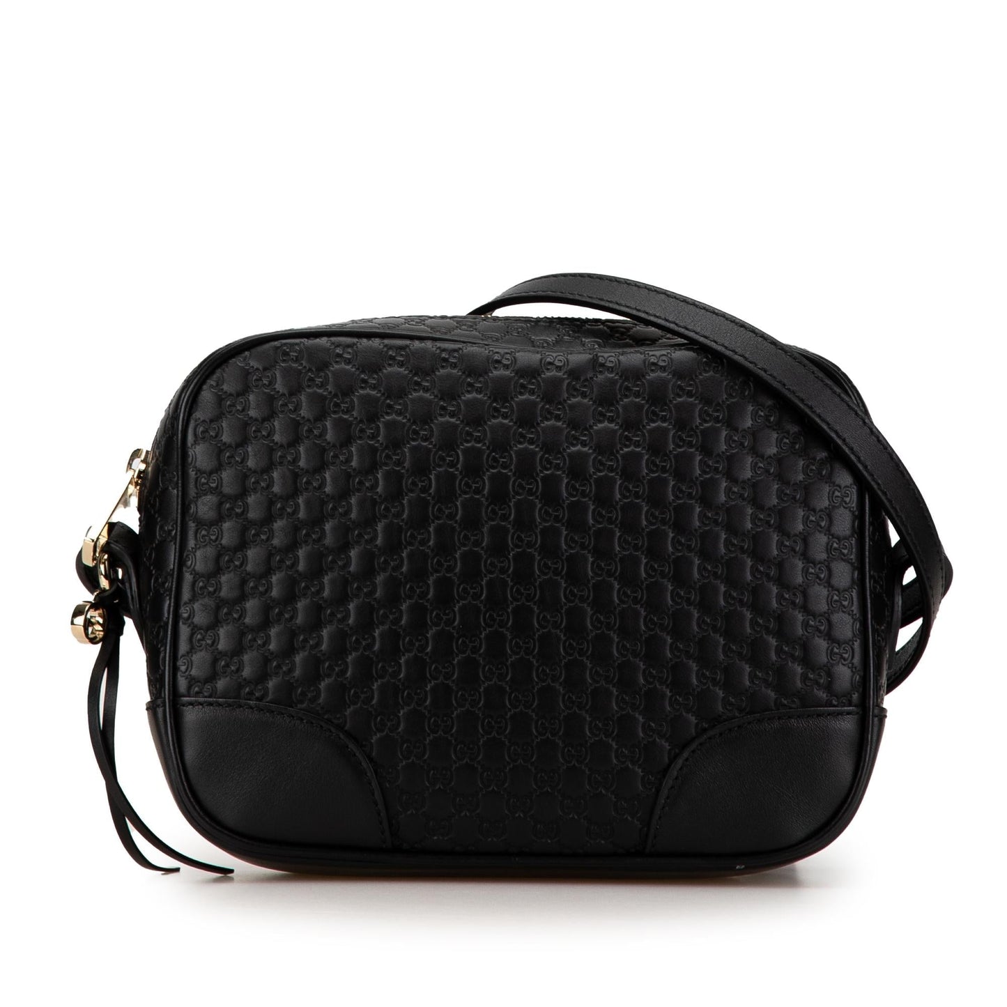 Gucci Microguccissima Bree Calf Black Crossbody Bag