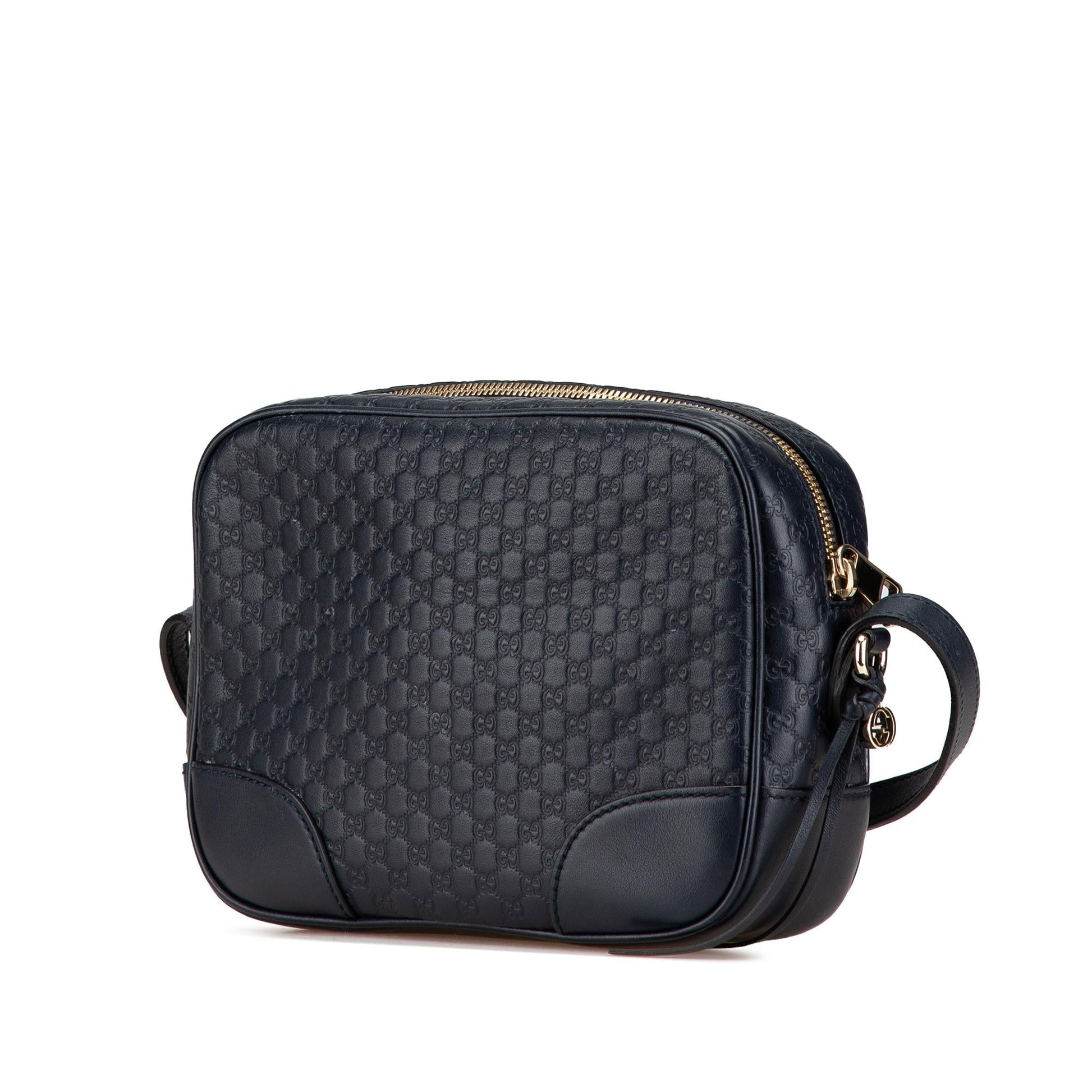 Gucci Microguccissima Bree Calf Black Crossbody Bag Bree Crossbody