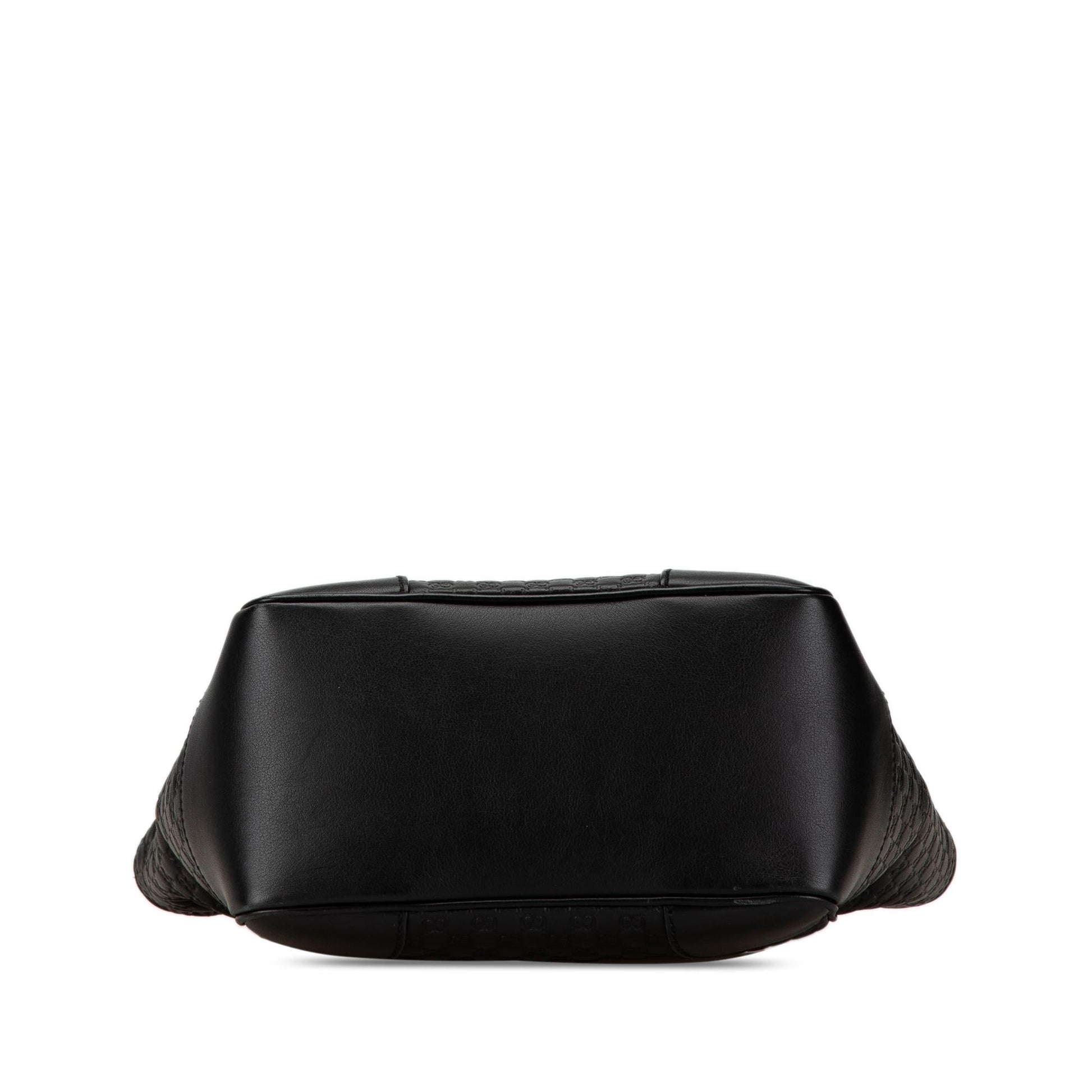 Gucci Microguccissima Bree SHG-NWAKRC Calf Black Satchel Bag