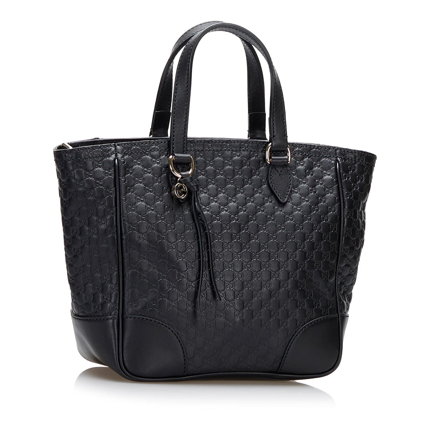 Gucci Microguccissima Bree SHG Calf Black Satchel Bag