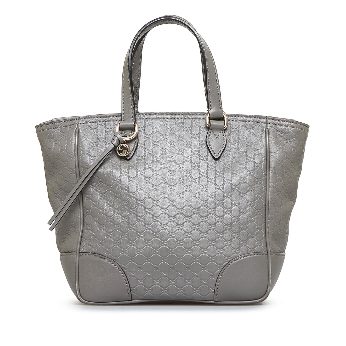 Gucci Microguccissima Bree SHG-t7x9H2 Calf Grey Satchel Bag