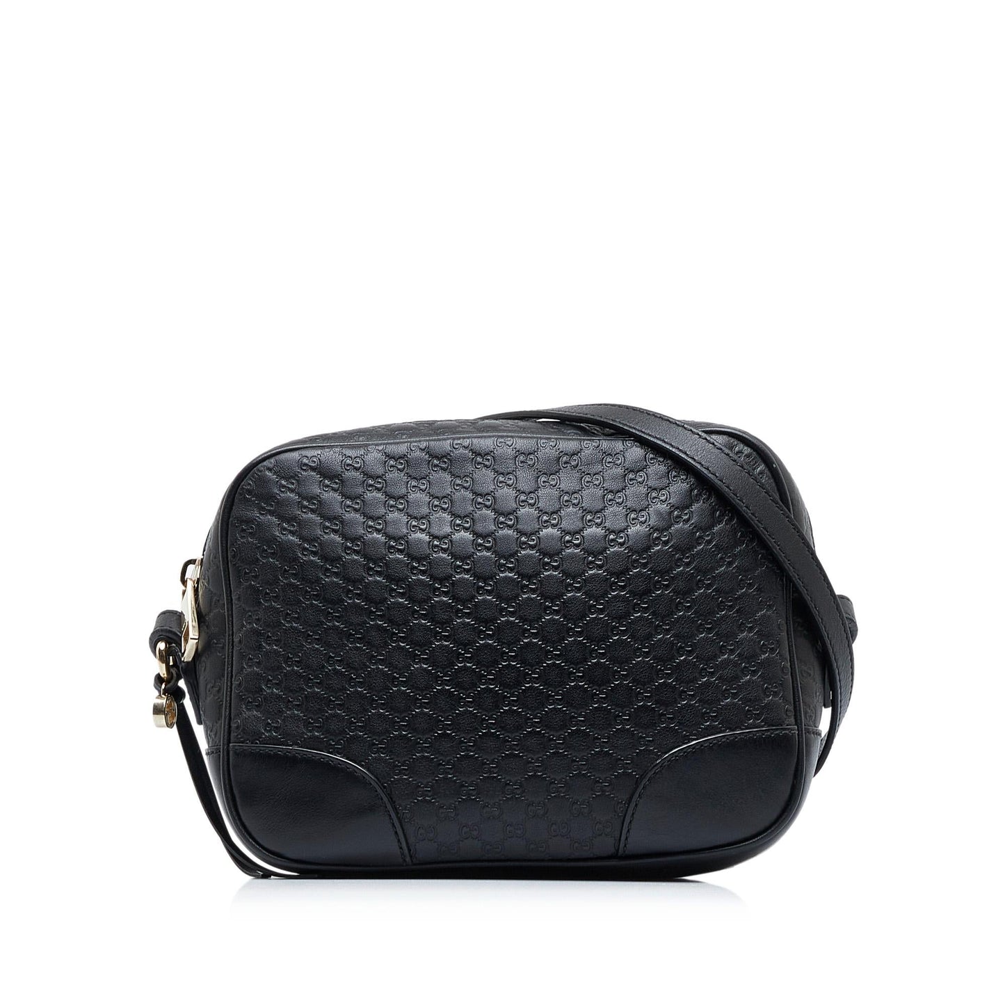 Gucci Microguccissima Bree SHG-8IiMDc Calf Black Crossbody Bag
