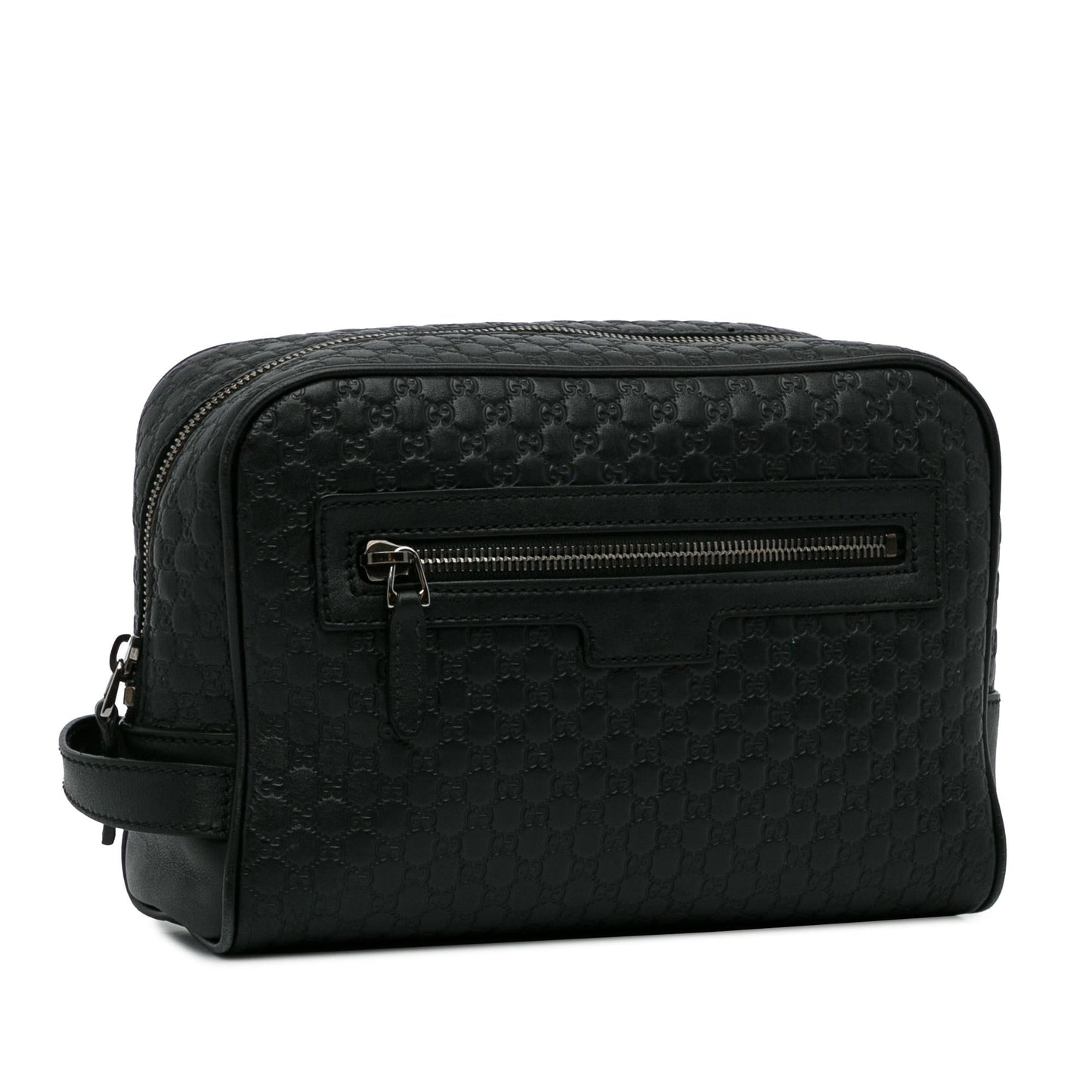 Gucci Microguccissima SHG-I3EEGq Calf Black Clutch Bag