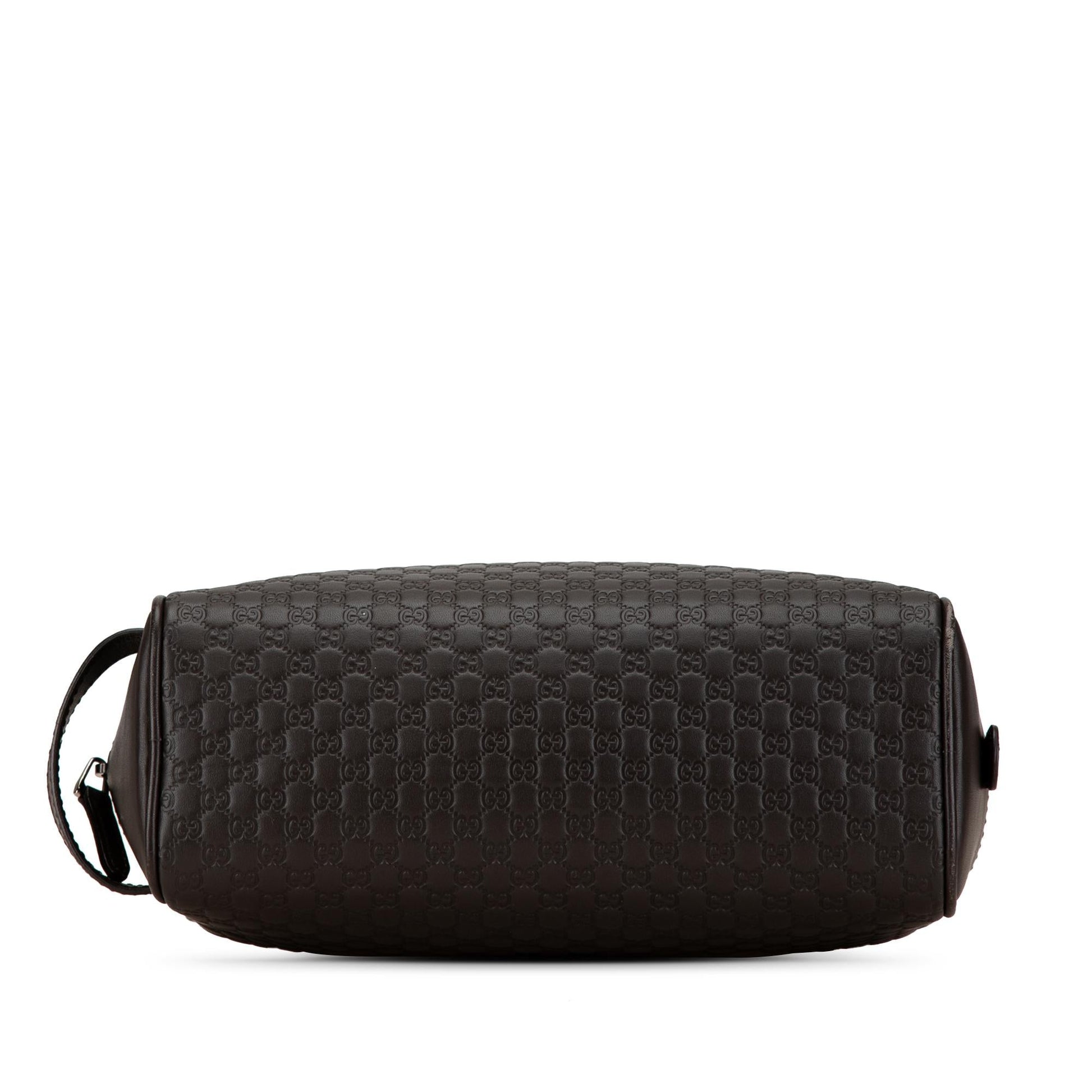 Gucci Microguccissima SHG-nDHxQC Calf Brown Clutch Bag