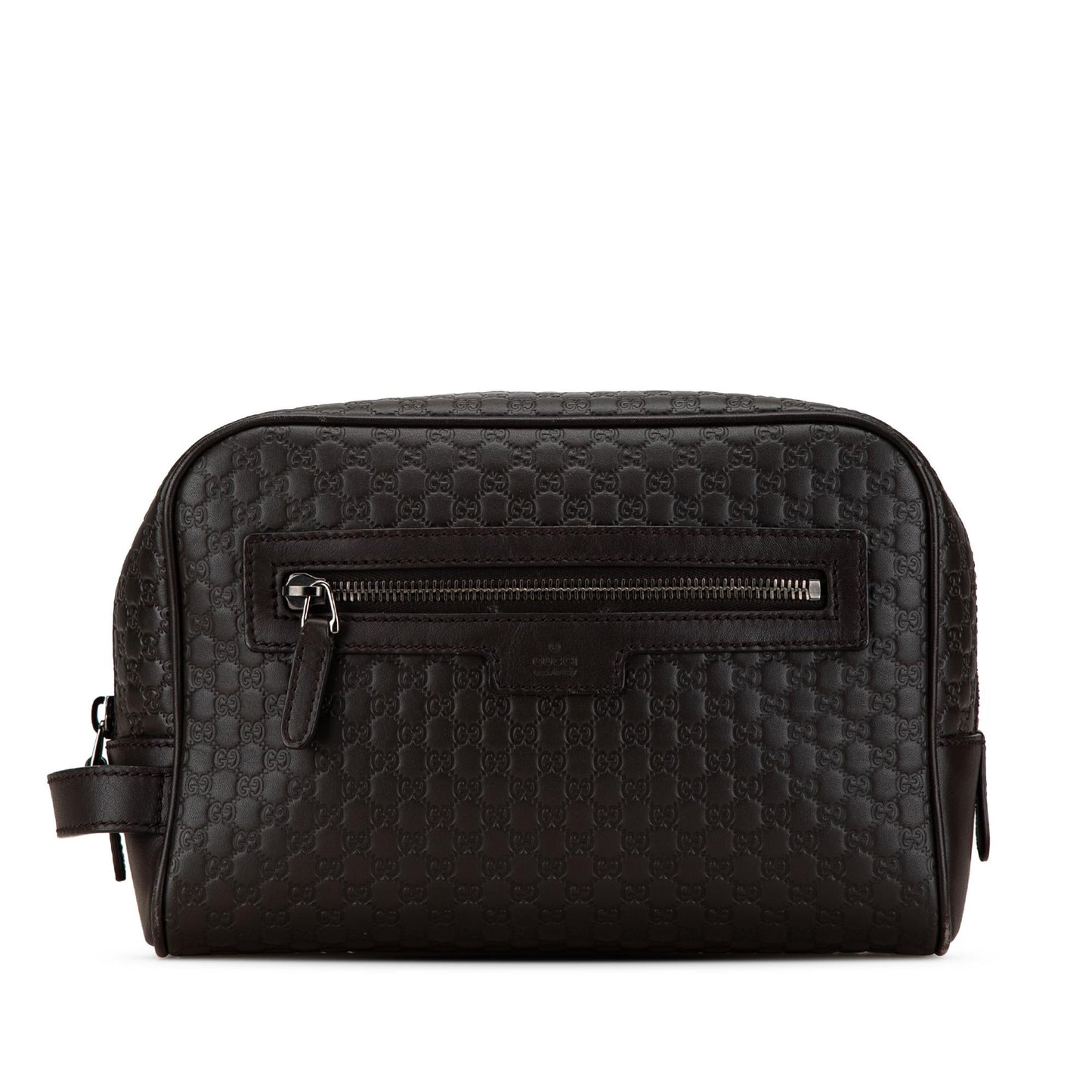 Gucci Microguccissima SHG-nDHxQC Calf Brown Clutch Bag