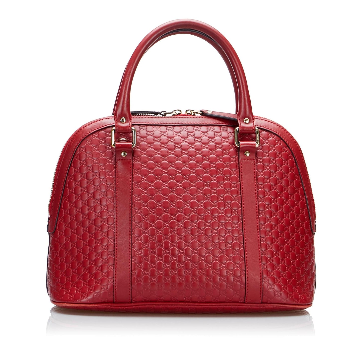 Gucci Microguccissima Dome SHG-2jzkvD Calf Red Satchel Bag