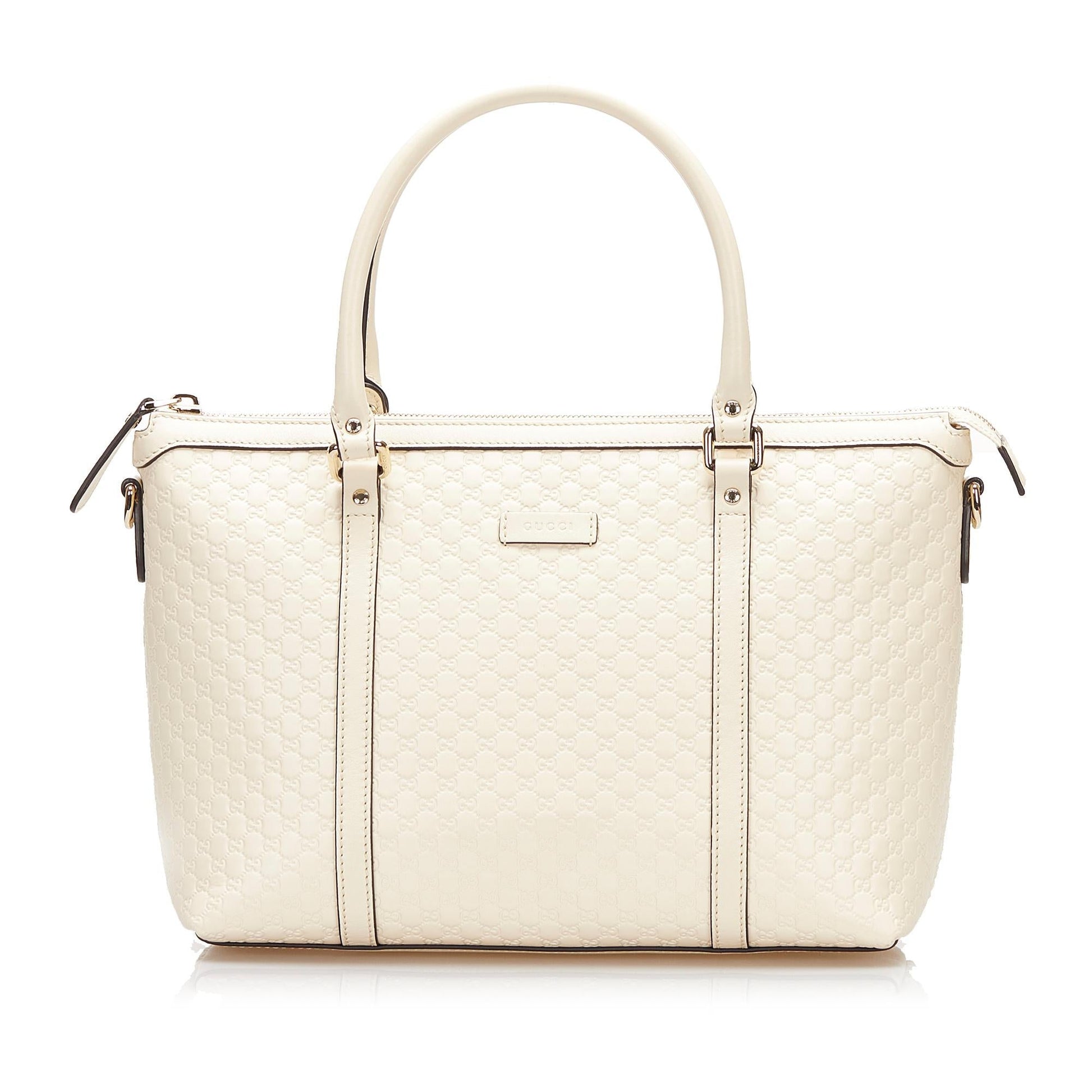 Gucci Microguccissima Joy SHG-B6DtBZ Calf White Satchel Bag