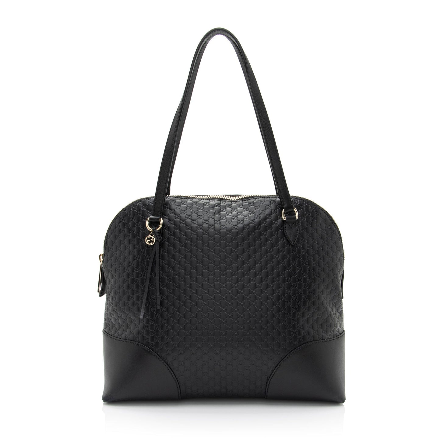 Gucci Microguccissima Bree SHF-a6qtmn Leather Black Small Shoulder Bag