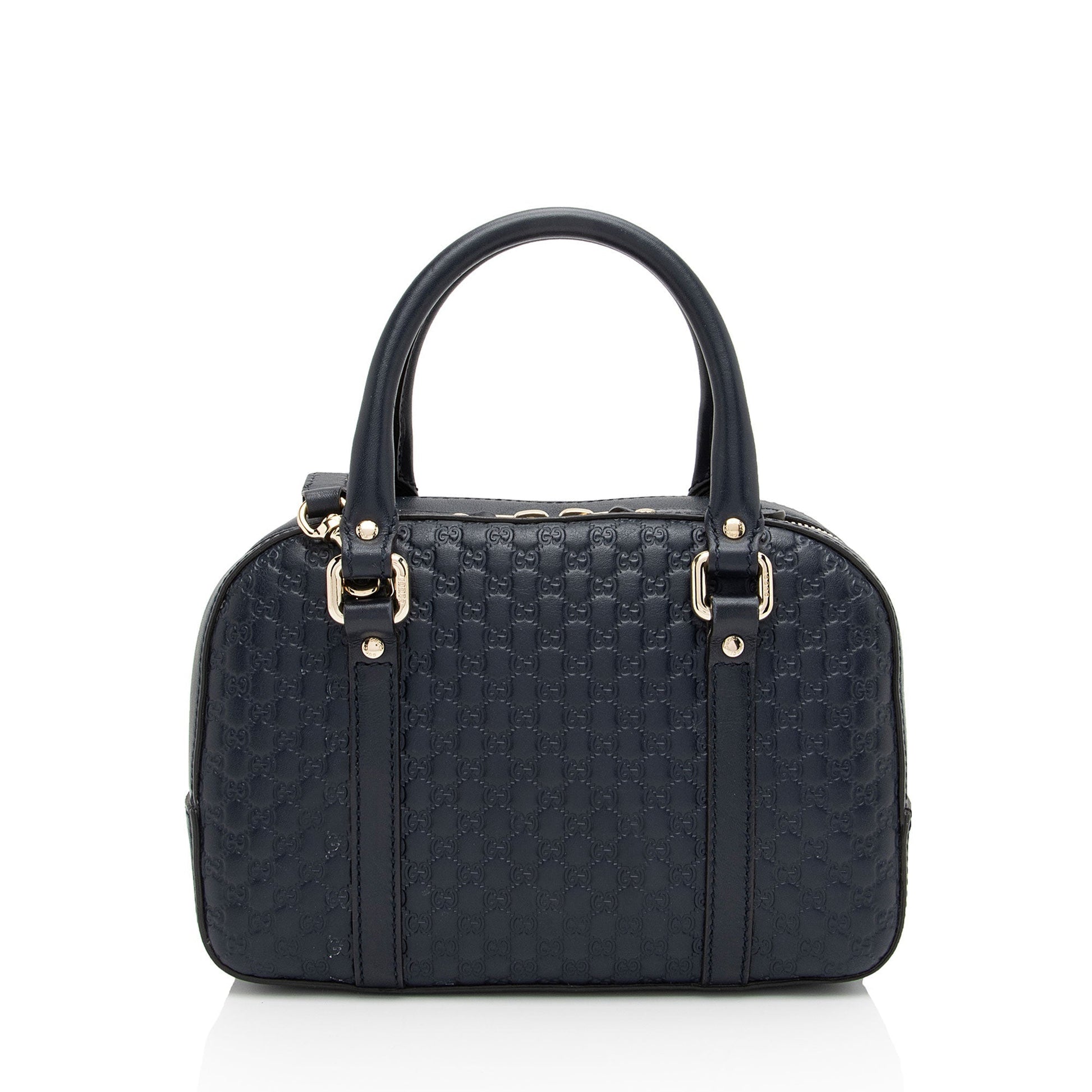 Gucci Microguccissima Bree SHF-LpBUTe Leather Blue Mini Satchel Bag