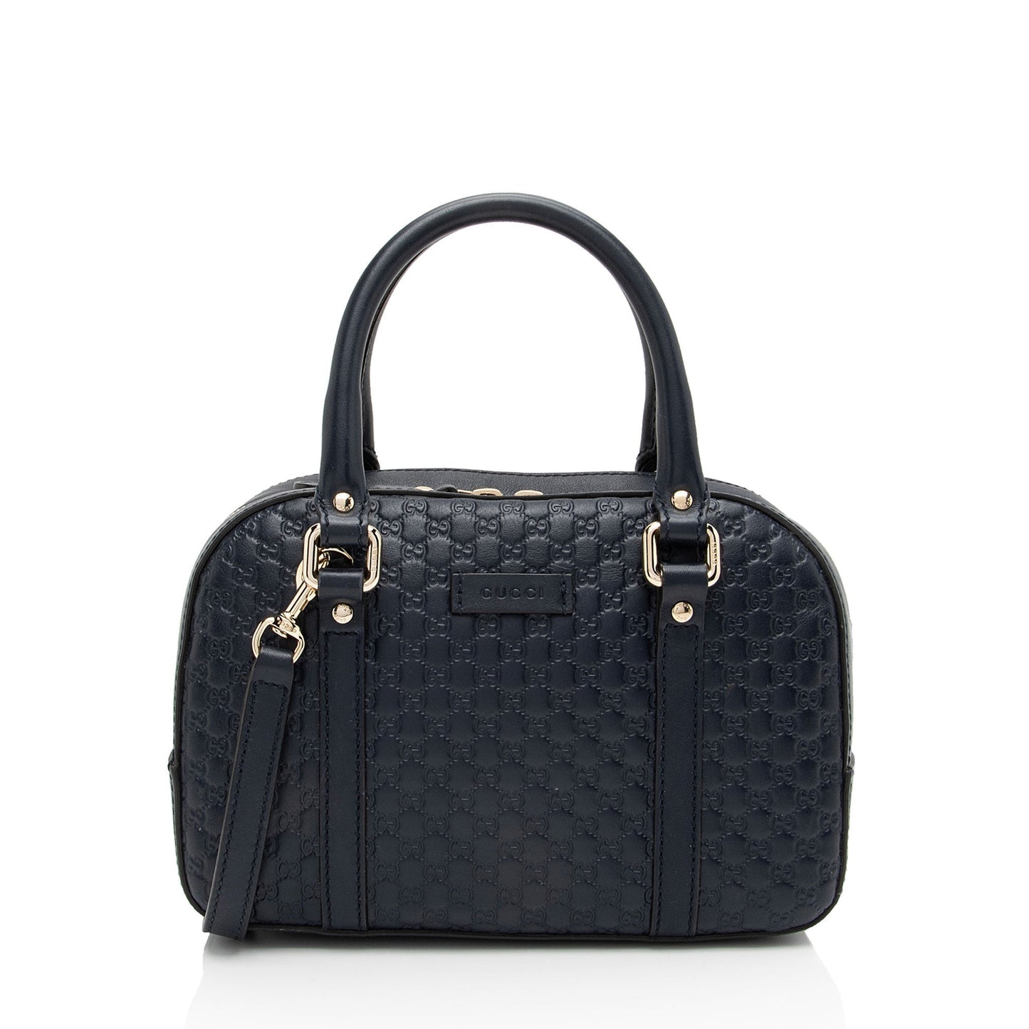 Gucci Microguccissima Bree SHF-LpBUTe Leather Blue Mini Satchel Bag