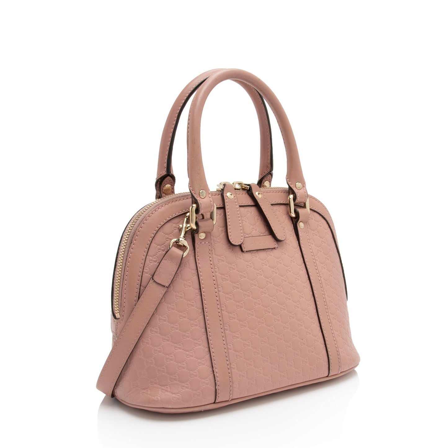 Gucci Microguccissima Dome SHF-q8xP5f Leather Pink Small Satchel Bag