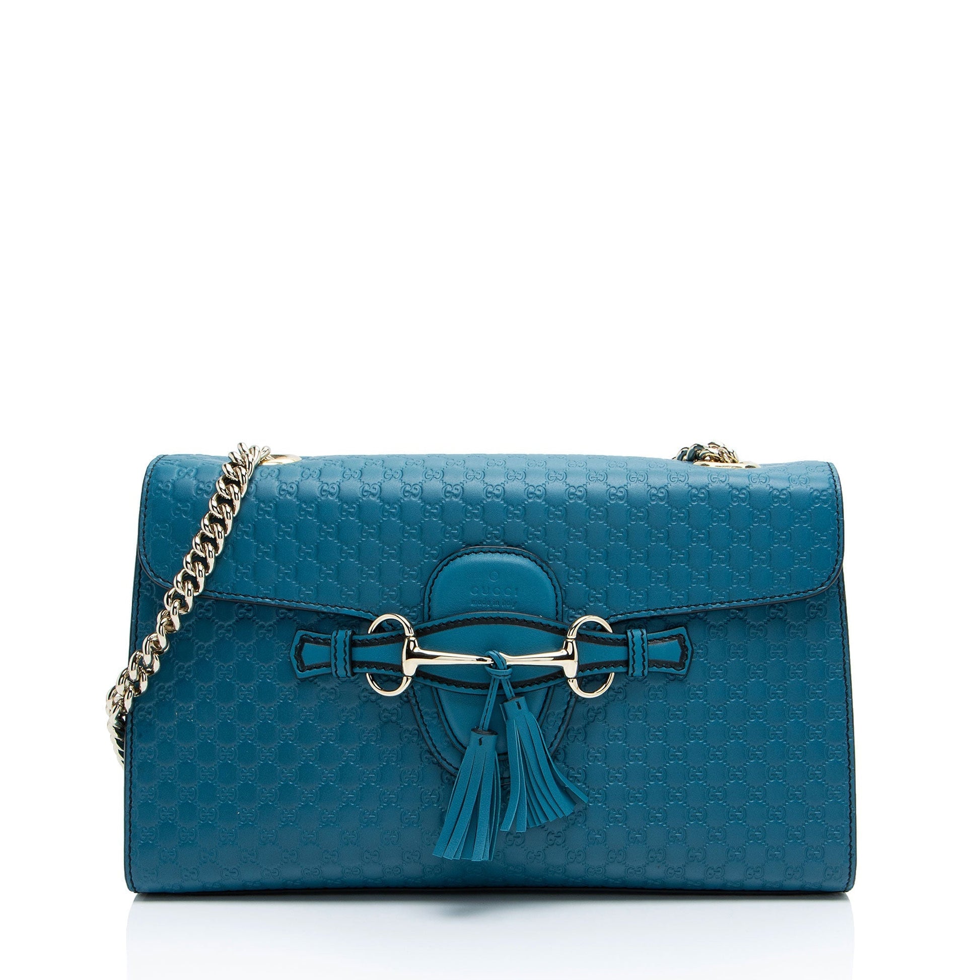 Gucci Microguccissima Emily Leather Medium Shoulder Bag