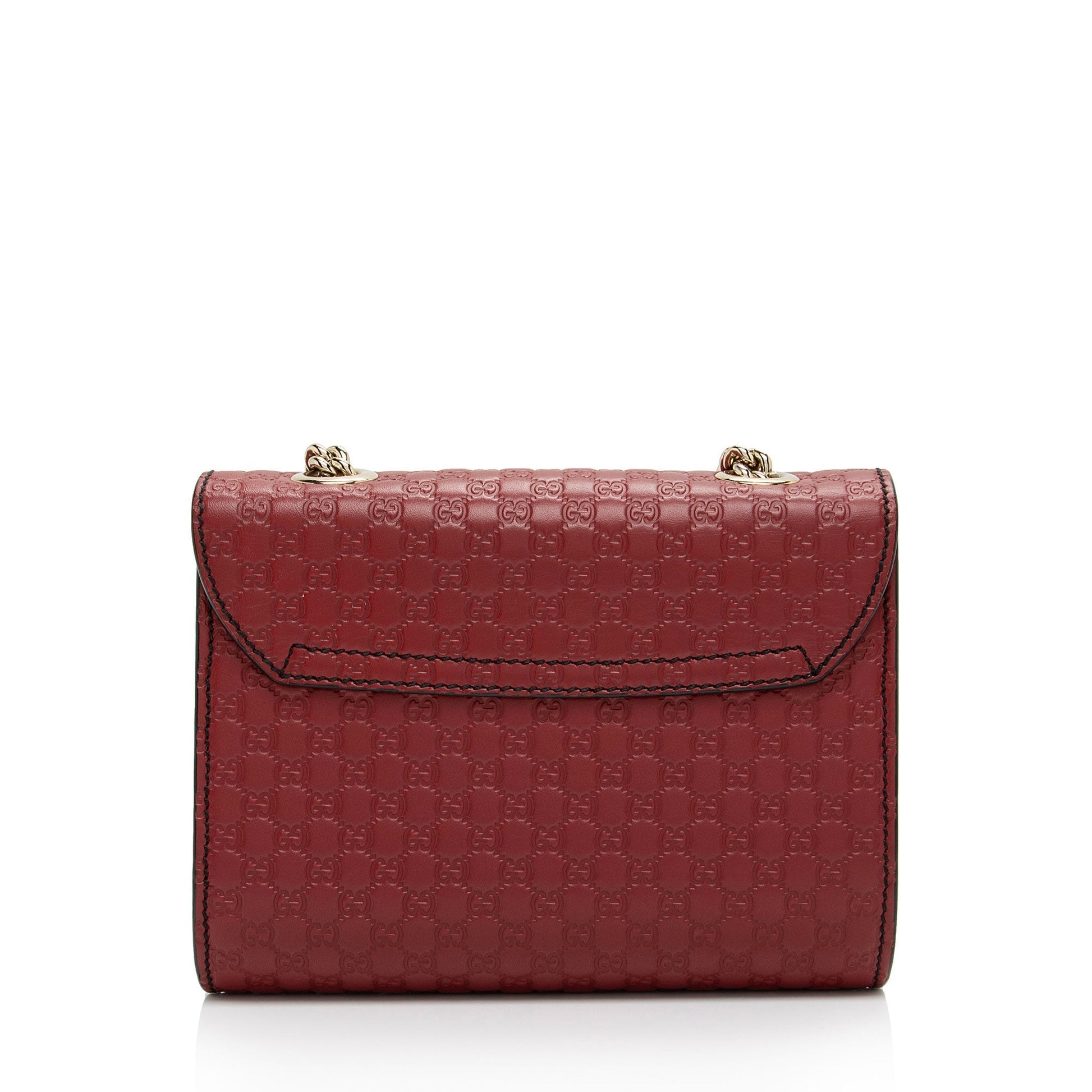 Gucci Microguccissima Emily SHF-OuTAcx Leather Red Mini Crossbody Bag