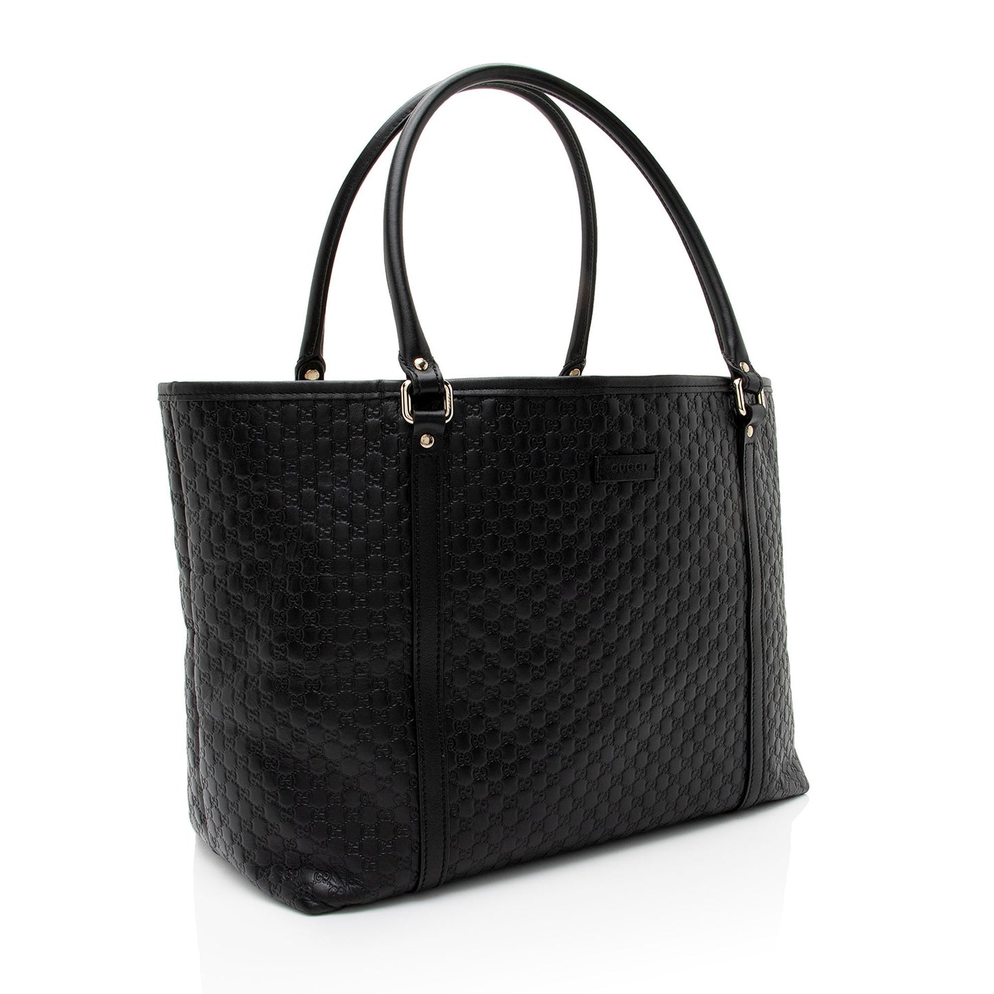 Gucci Microguccissima Joy SHF-SddGnb Leather Black Medium Tote Bag