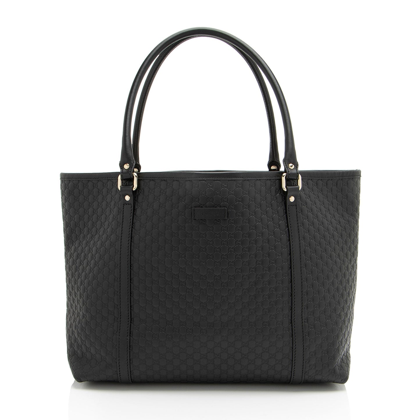 Gucci Microguccissima Joy SHF-njmnu7 Leather Black Medium Tote Bag