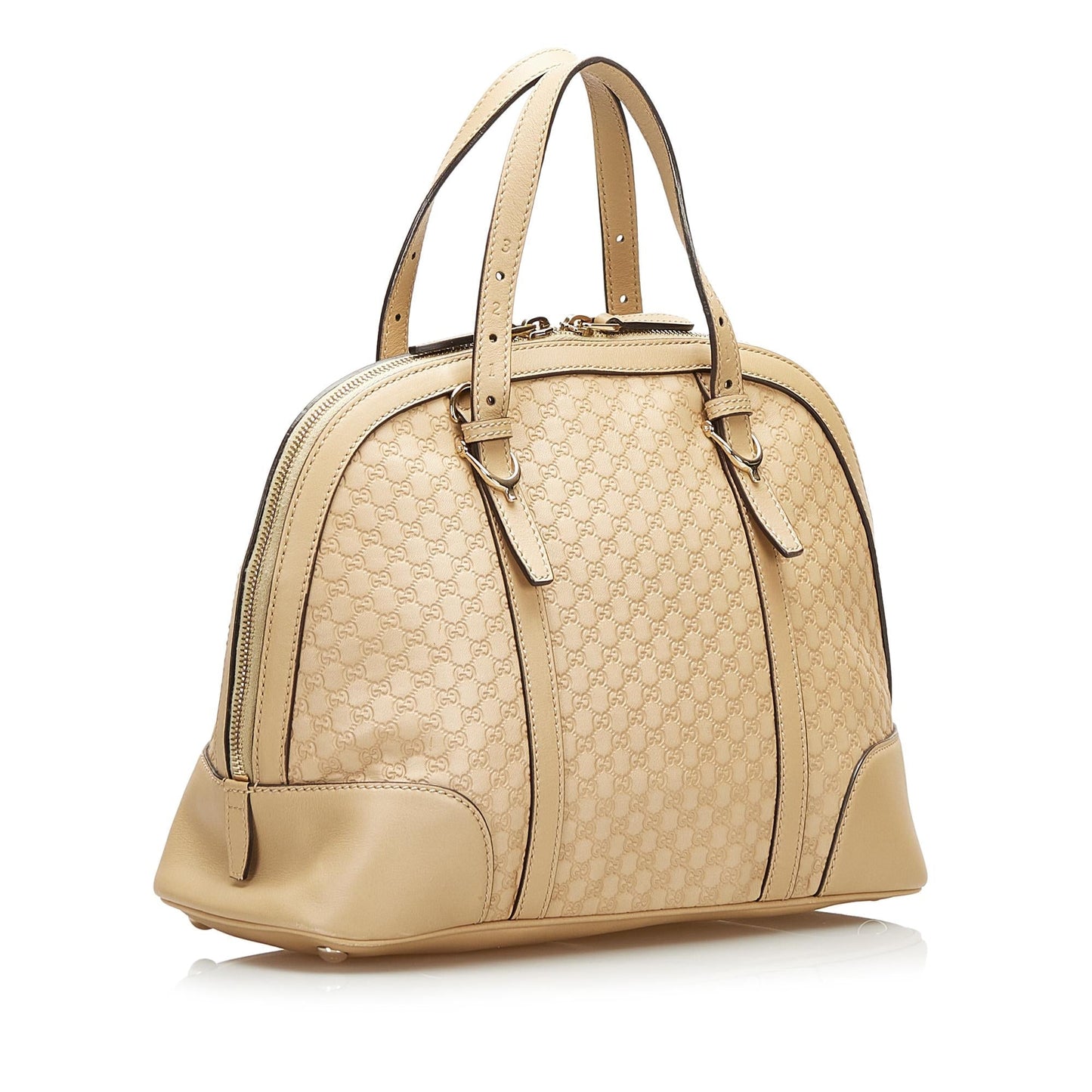 Gucci Microguccissima Nice SHG Leather Calf Brown Satchel Bag