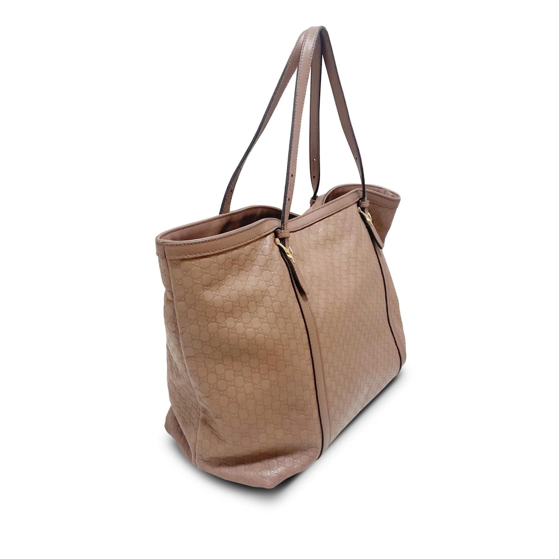 Gucci Microguccissima Nice SHG-2wZK3a Calf Pink Tote Bag