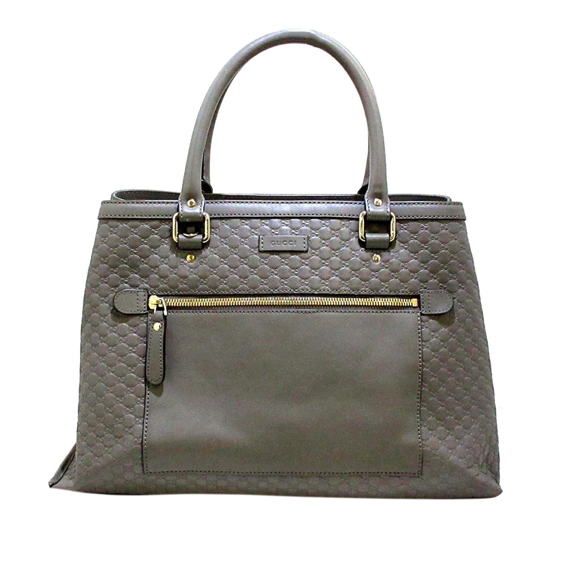 Gucci Microguccissima SHG Calf Grey Satchel Bag