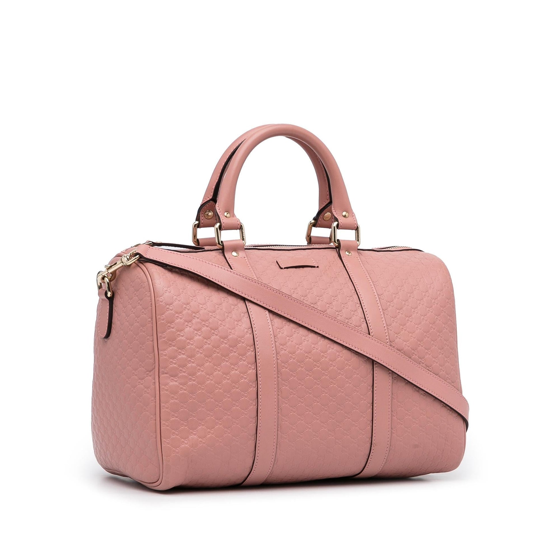 Gucci Microguccissima SHG-eWVEfn Calf Pink Satchel Bag