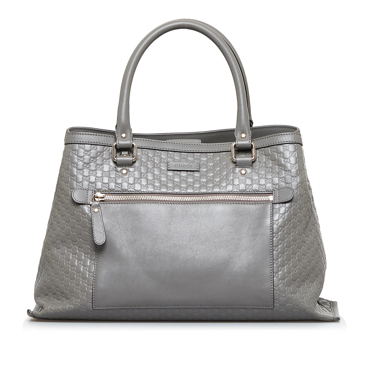 Gucci Microguccissima SHG-fY7Avd Calf Grey Tote Bag