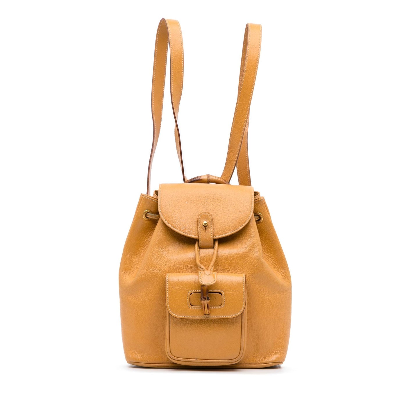 Gucci Bamboo Backpack SHG-rseFEI Leather Calf Brown Mini