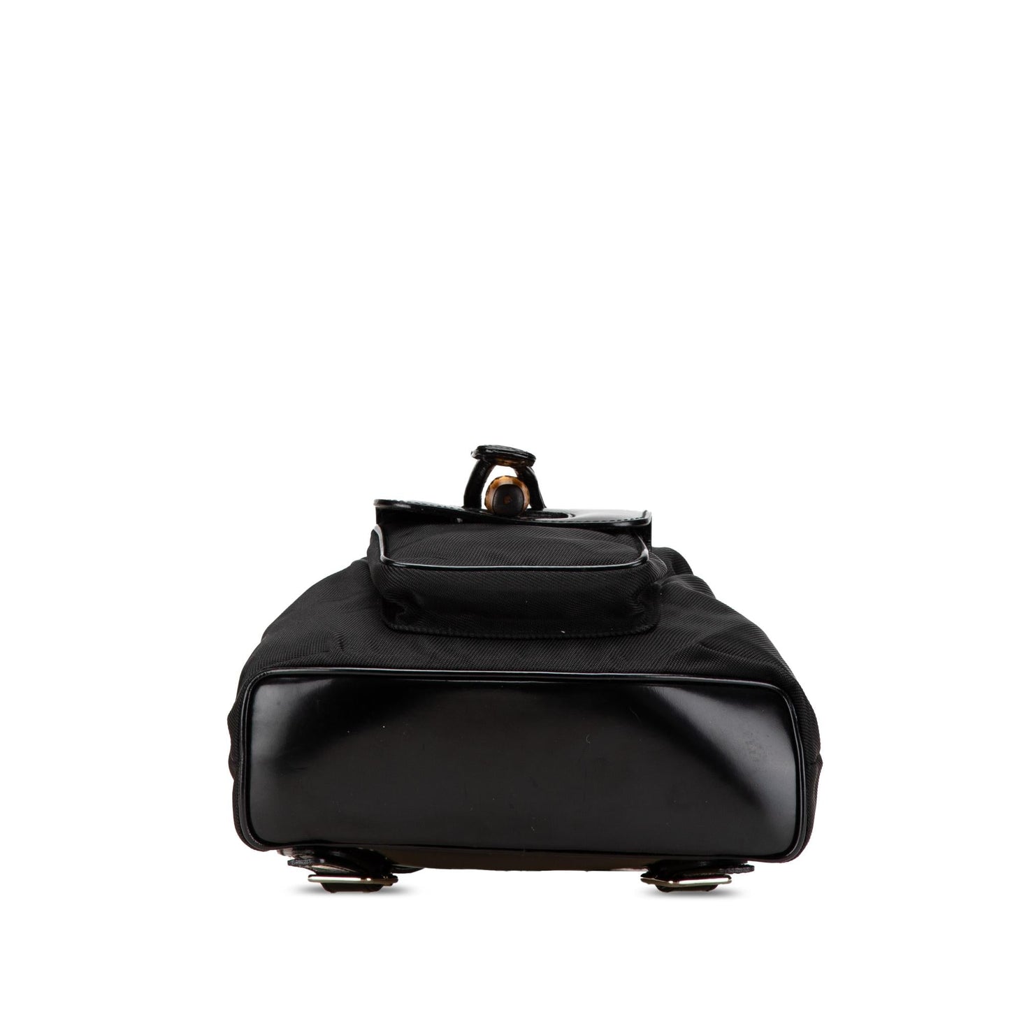 Gucci Bamboo Backpack Nylon Calf Black Mini