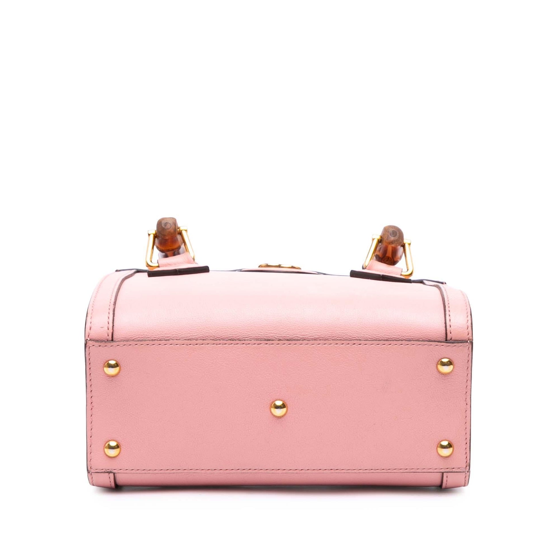 Gucci Bamboo Diana Calf Calfskin Pink Mini Satchel Bag Satchel 3