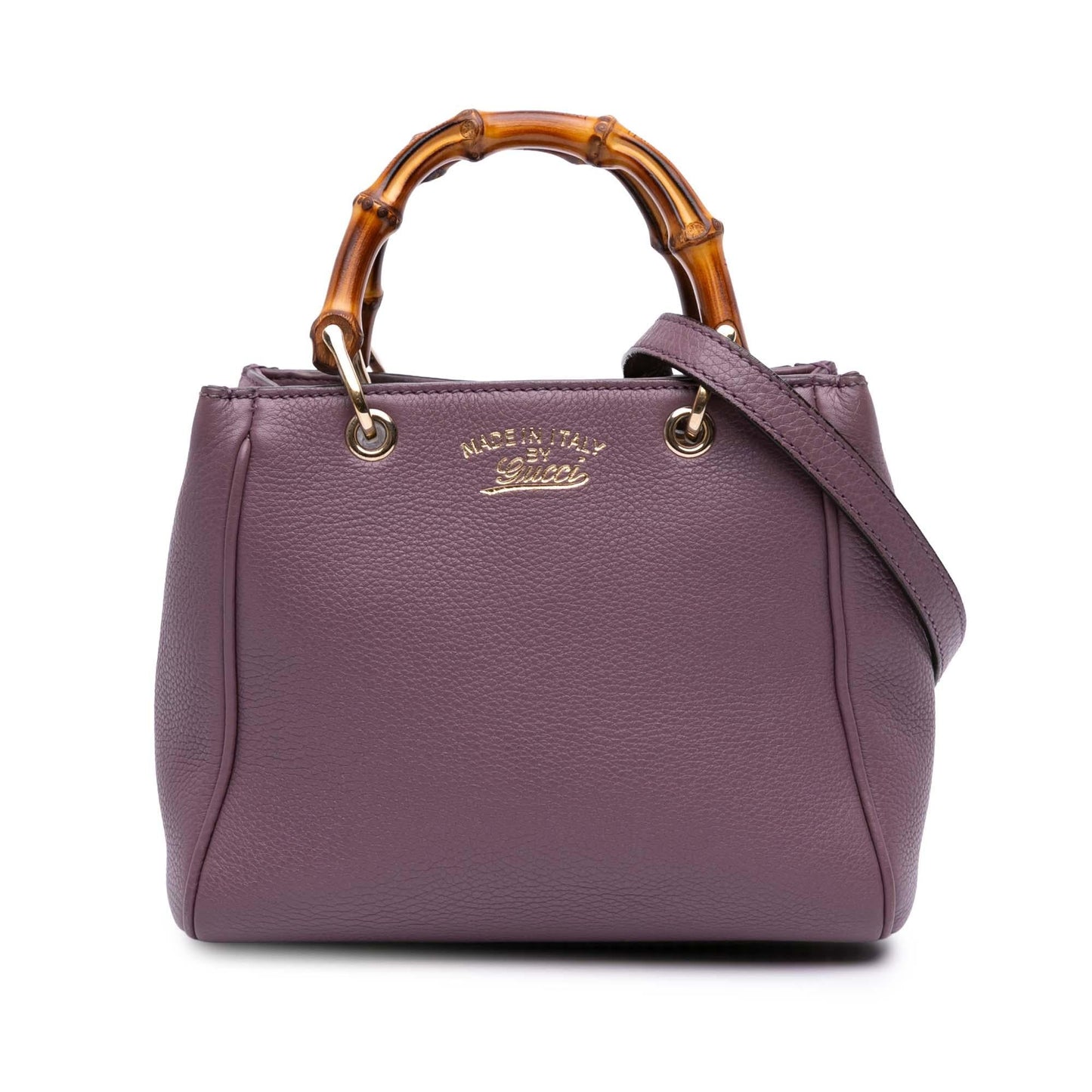 Gucci Bamboo Shopper Calfskin Mini Tote Bag