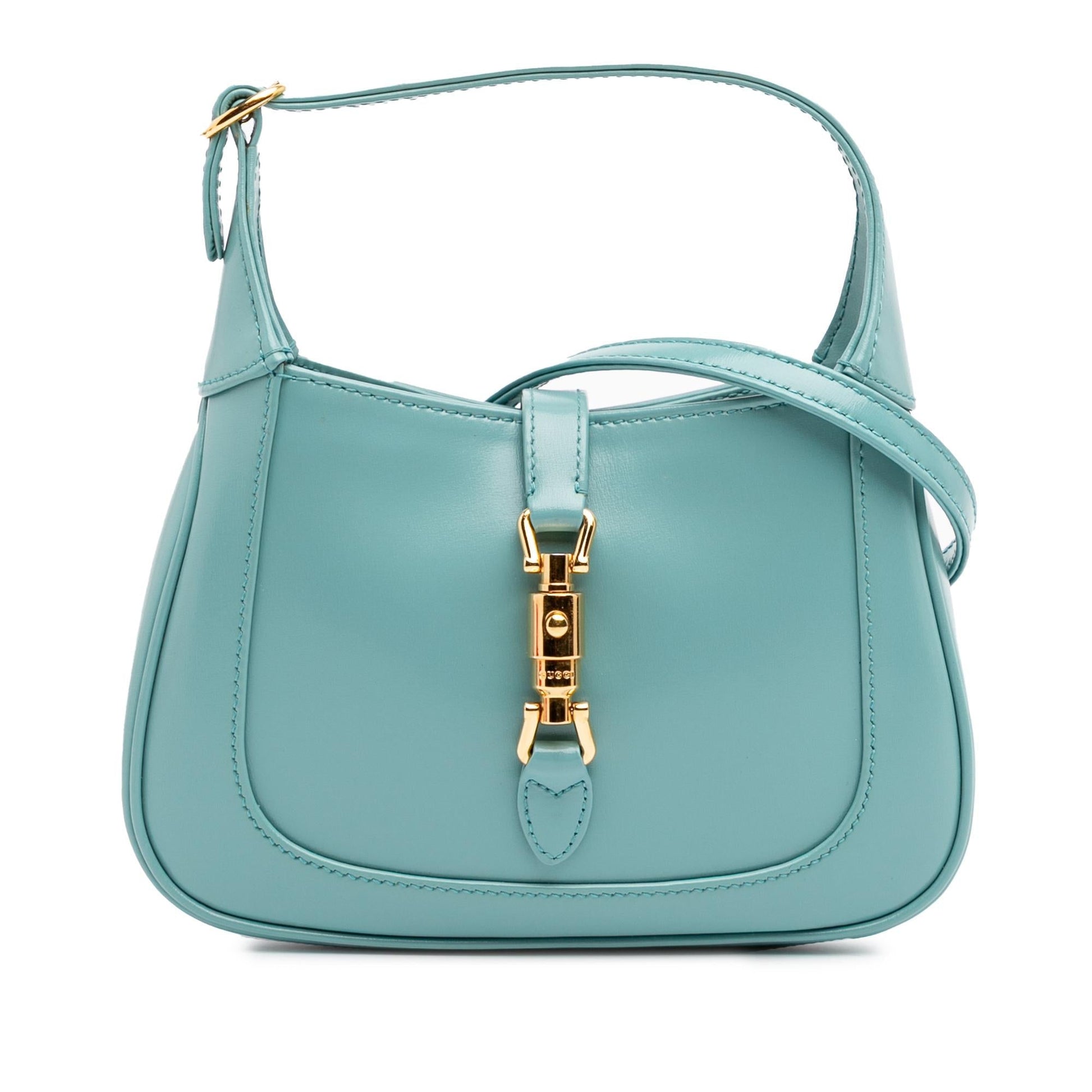 Gucci Jackie Calf Calfskin Blue Mini Crossbody Bag Crossbody 1