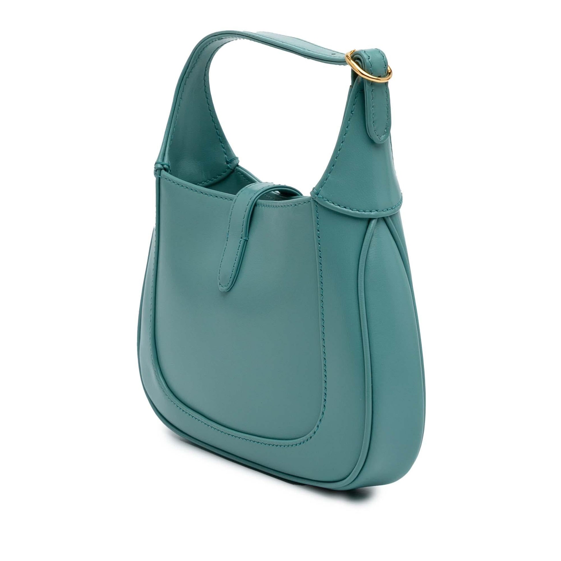 Gucci Jackie Calf Calfskin Blue Mini Crossbody Bag Crossbody 1