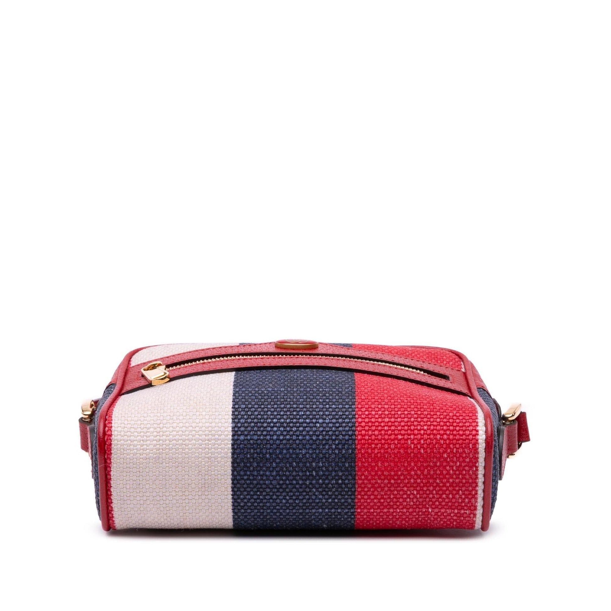 Gucci Ophidia Canvas Red Mini Crossbody Bag