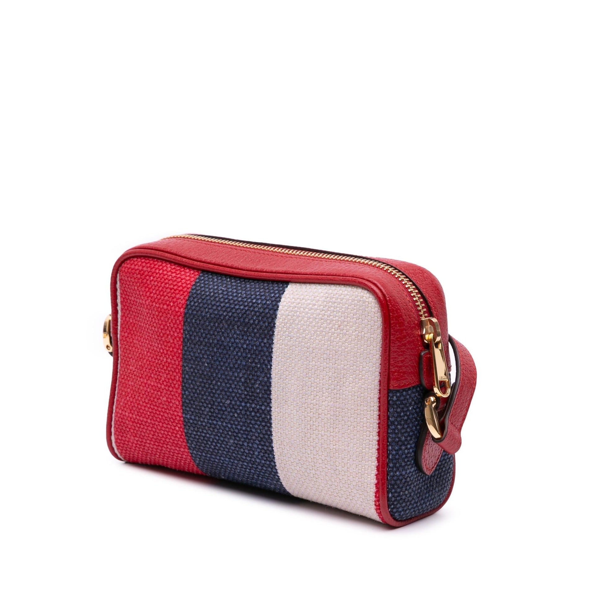 Gucci Ophidia Canvas Red Mini Crossbody Bag