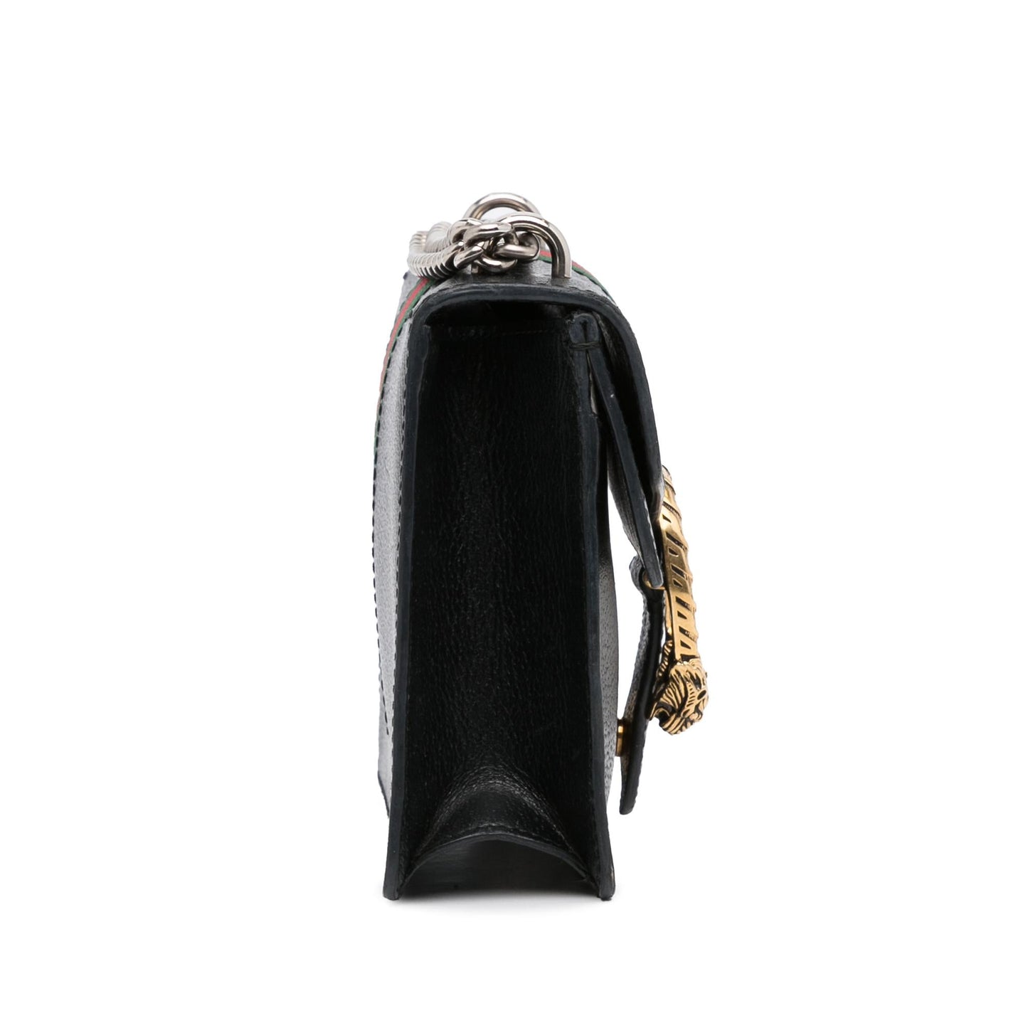 Gucci Dionysus Web SHG-lWOKqZ Calf Black Mini Crossbody Bag