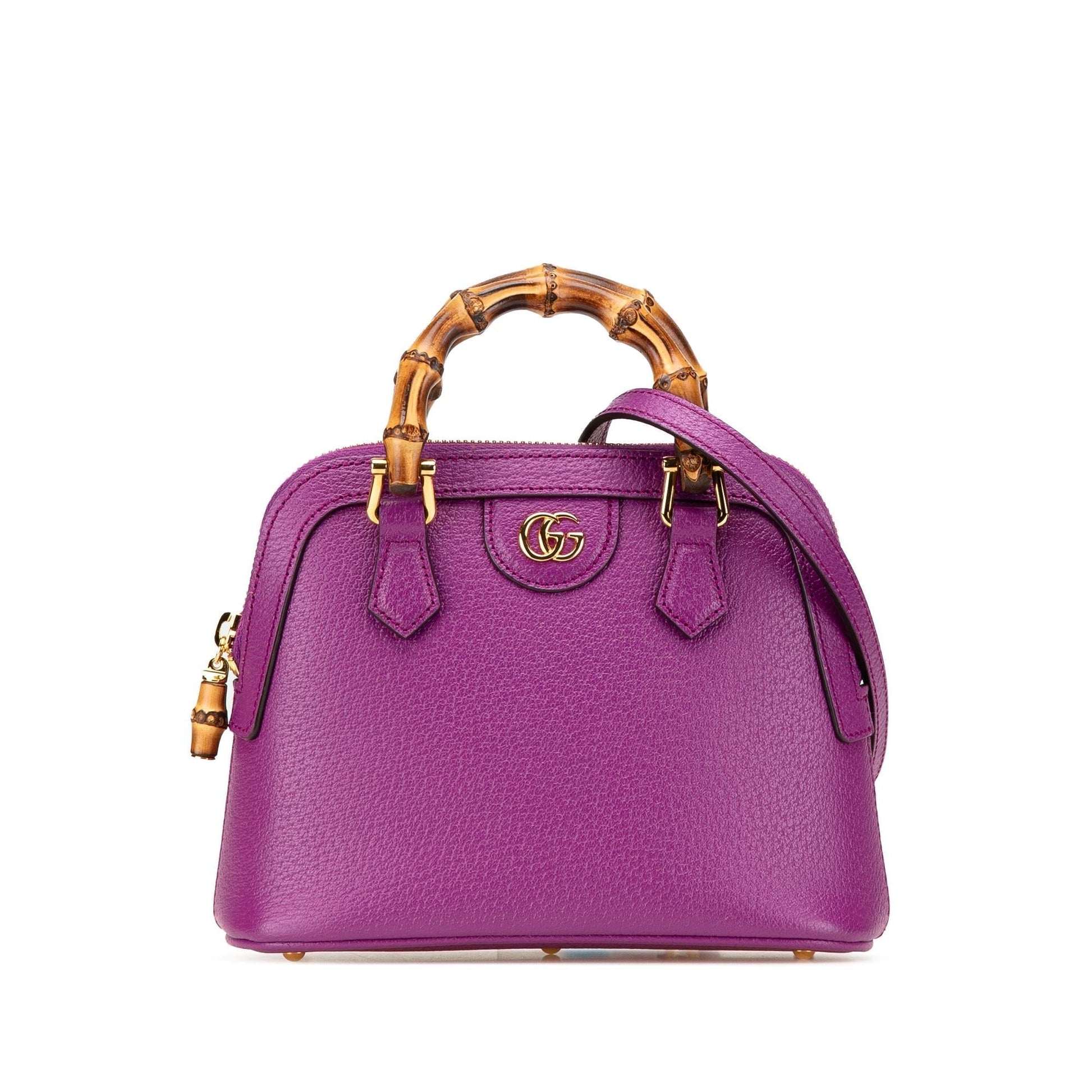 Gucci Dollar Bamboo Diana Dome Calf Calfskin Mini Satchel Bag Satchel 1