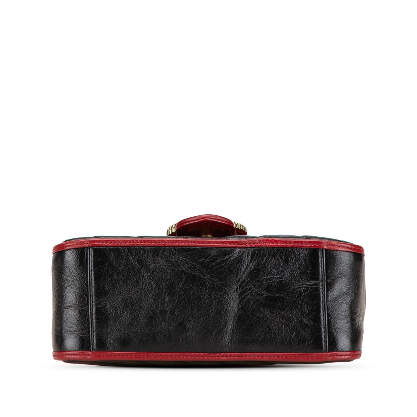 Gucci GG Marmont Torchon Calf Black Mini Top Handle Satchel Bag