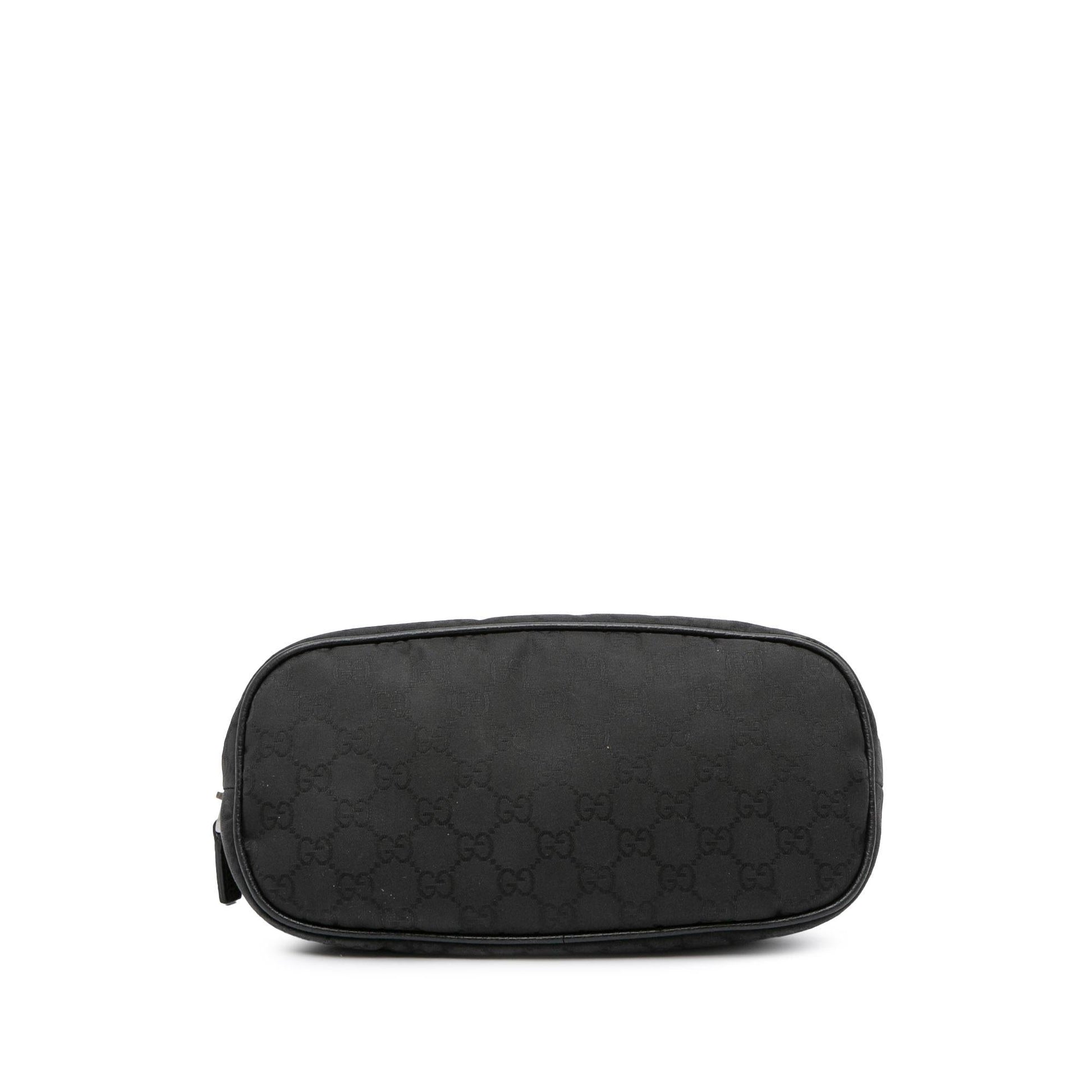 Gucci GG Dome Nylon Calf Black Mini Satchel Bag