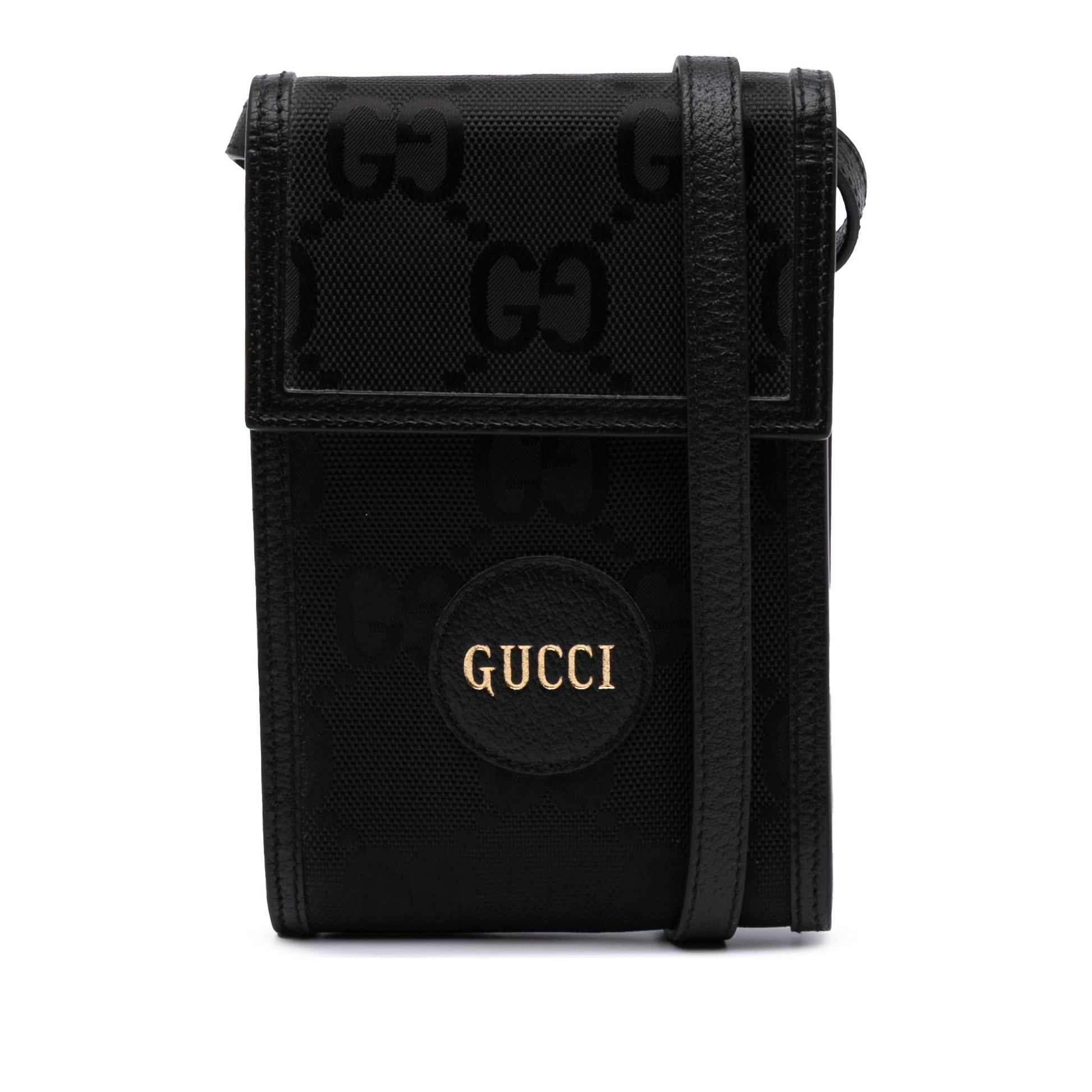 Gucci GG Off Grid Nylon Calf Black Mini Crossbody Bag Crossbody 2