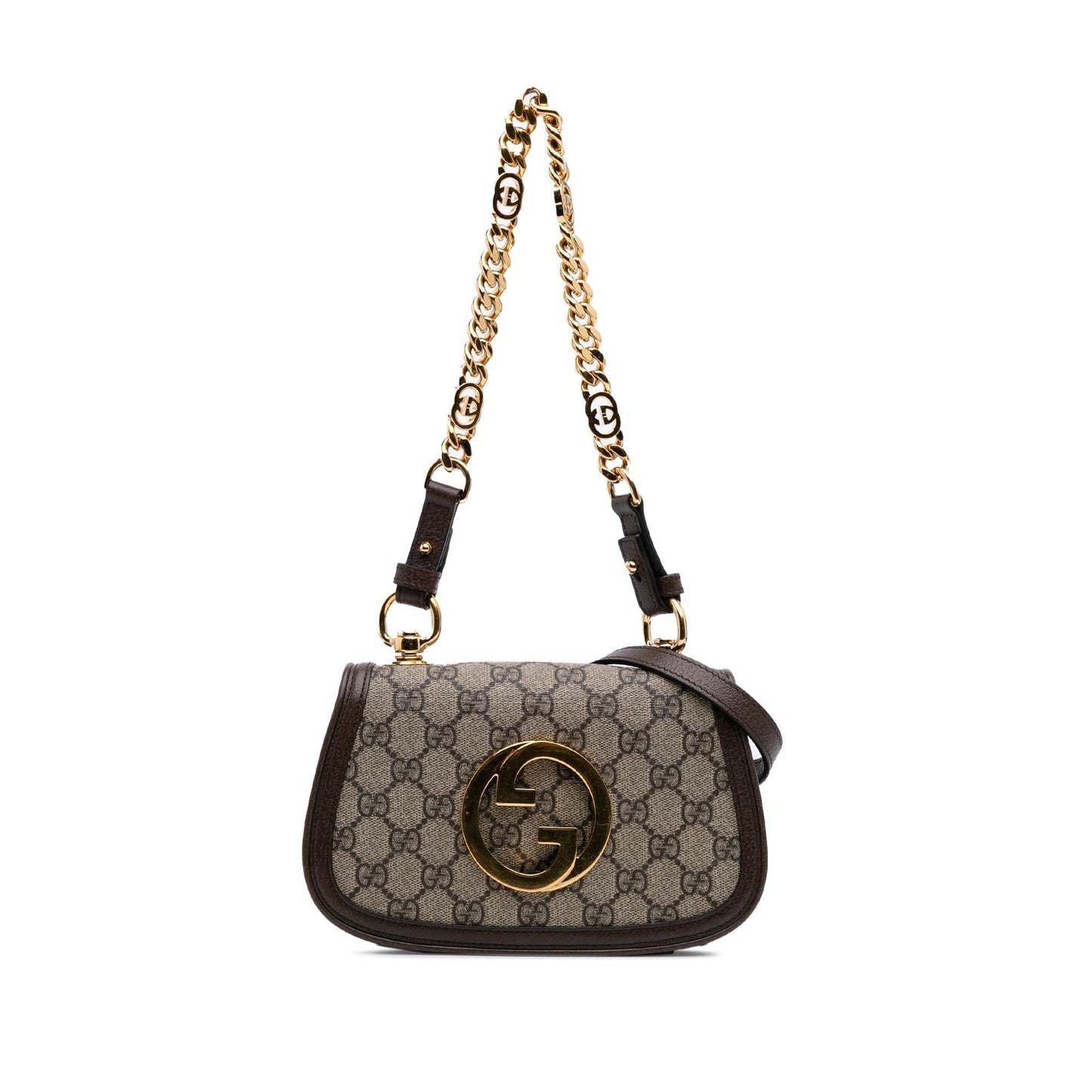 Gucci GG Supreme Blondie Canvas Brown Mini Satchel Bag Satchel 2