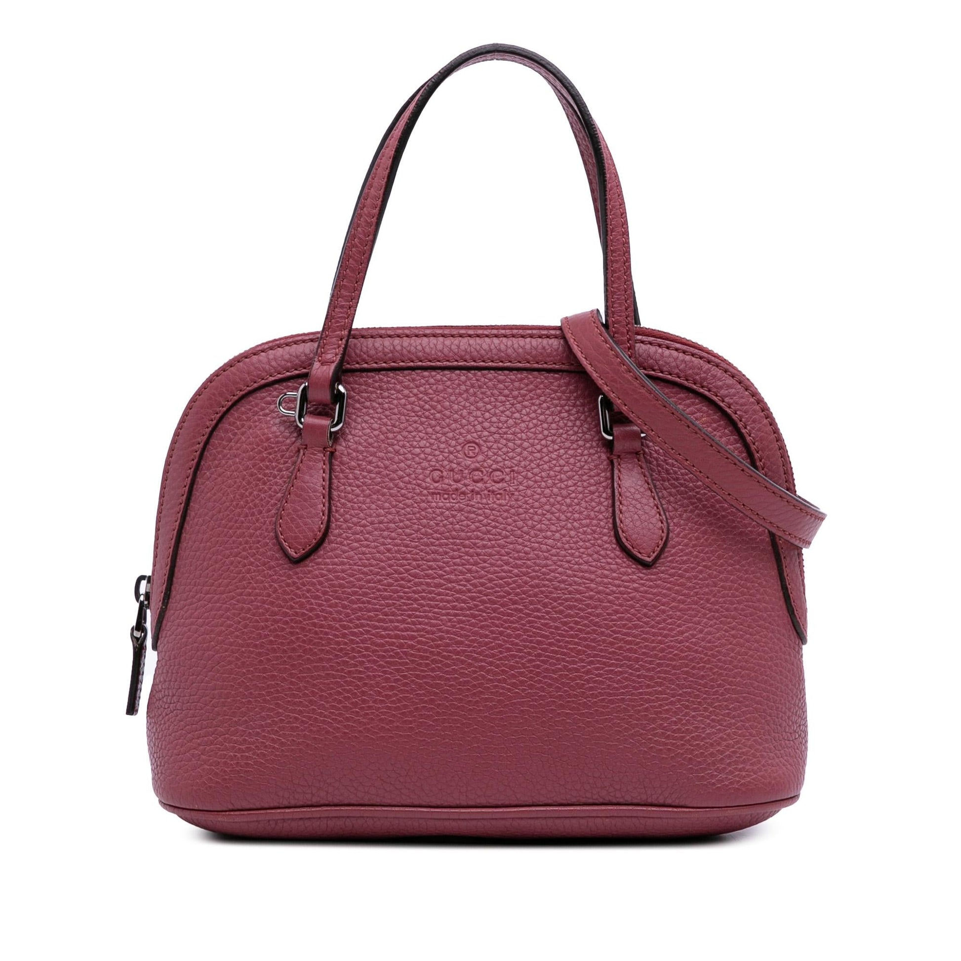 Gucci Guccissima Dome Calf Pink Mini Satchel Bag