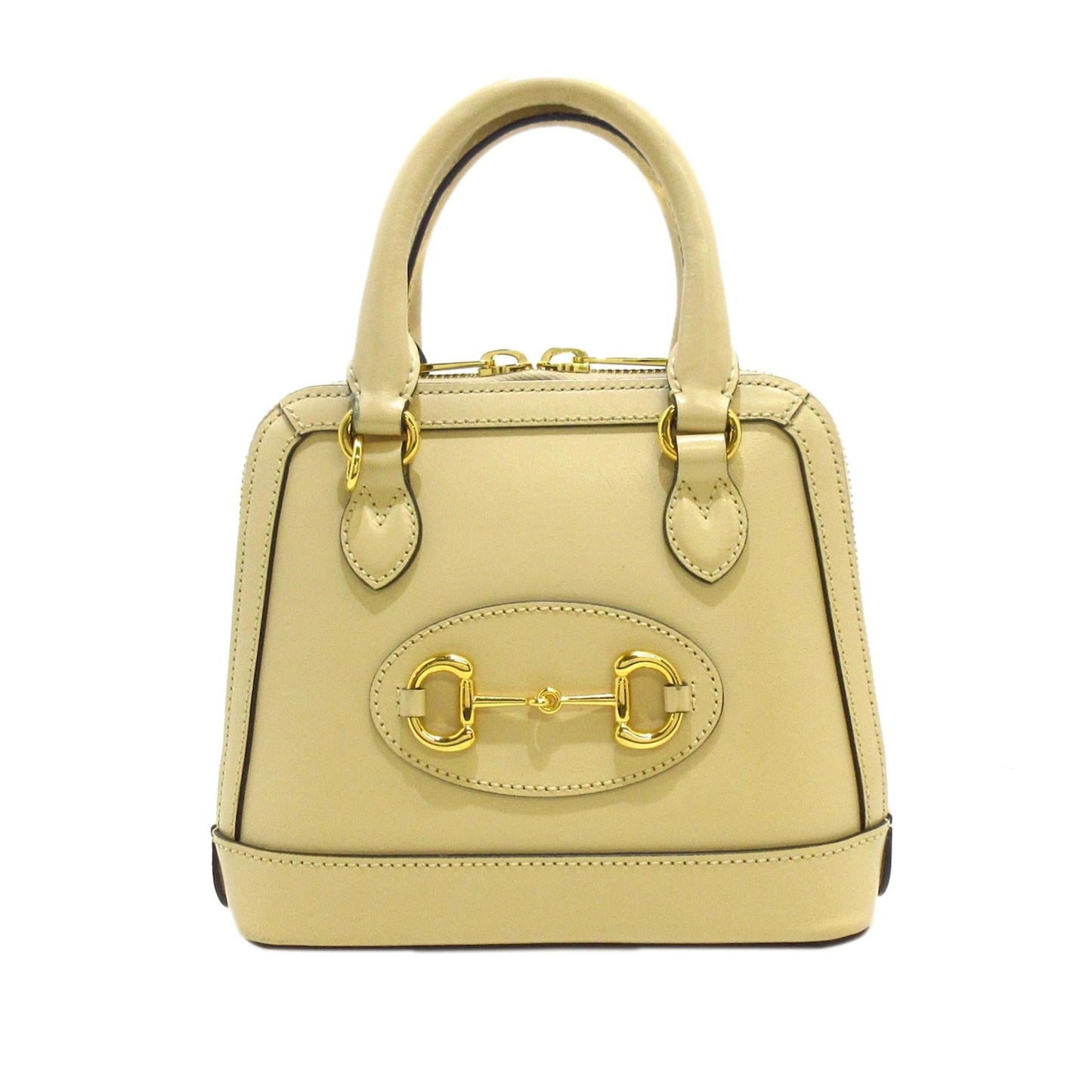 Gucci Horsebit SHG-GU1 0 Calf Brown Mini Satchel Bag