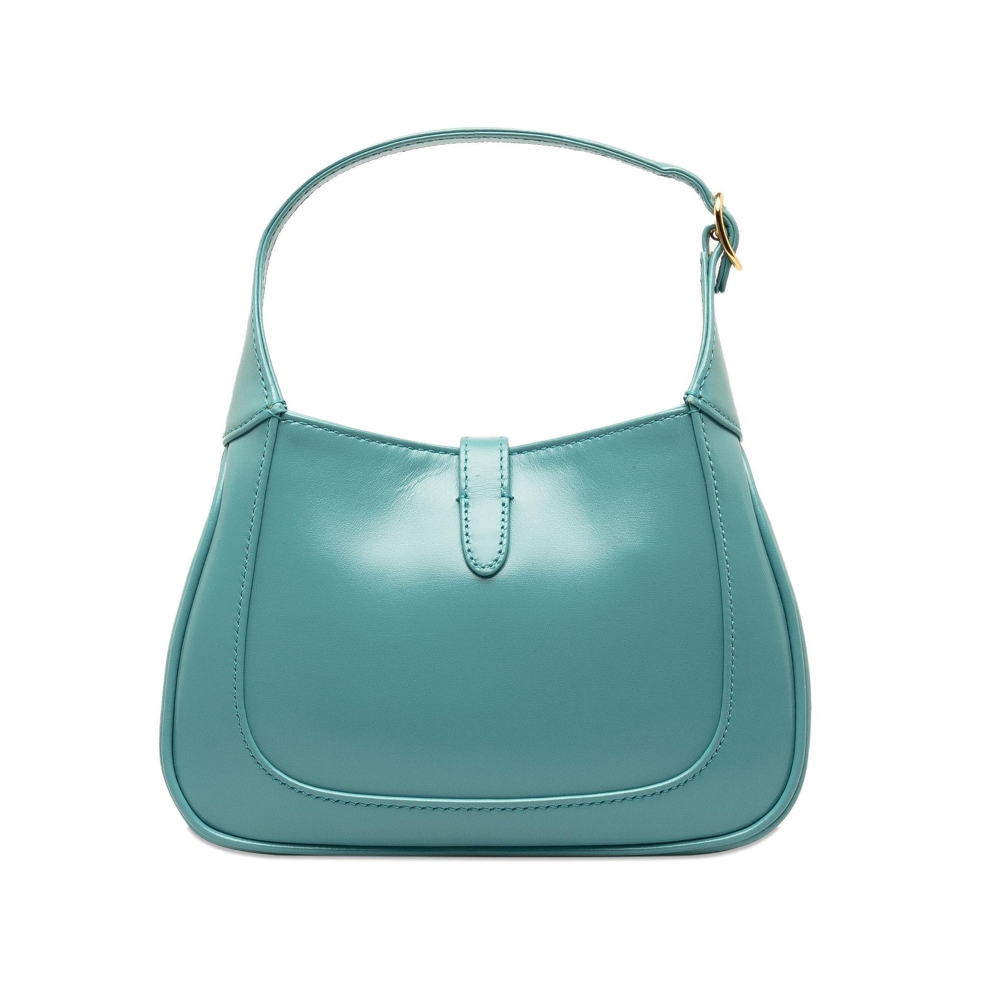 Gucci Jackie SHG-8jTdKV Calf Blue Mini Satchel Bag