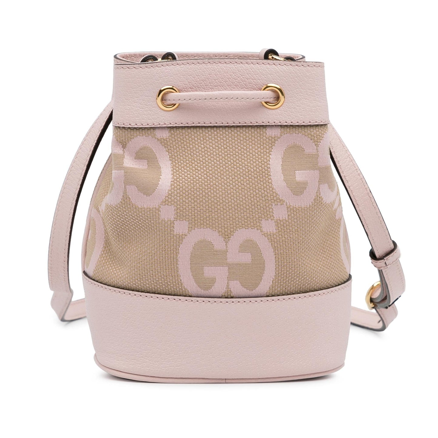 Gucci Jumbo GG Ophidia SHG-7iNxcN Canvas Brown Mini Bucket Shoulder Bag