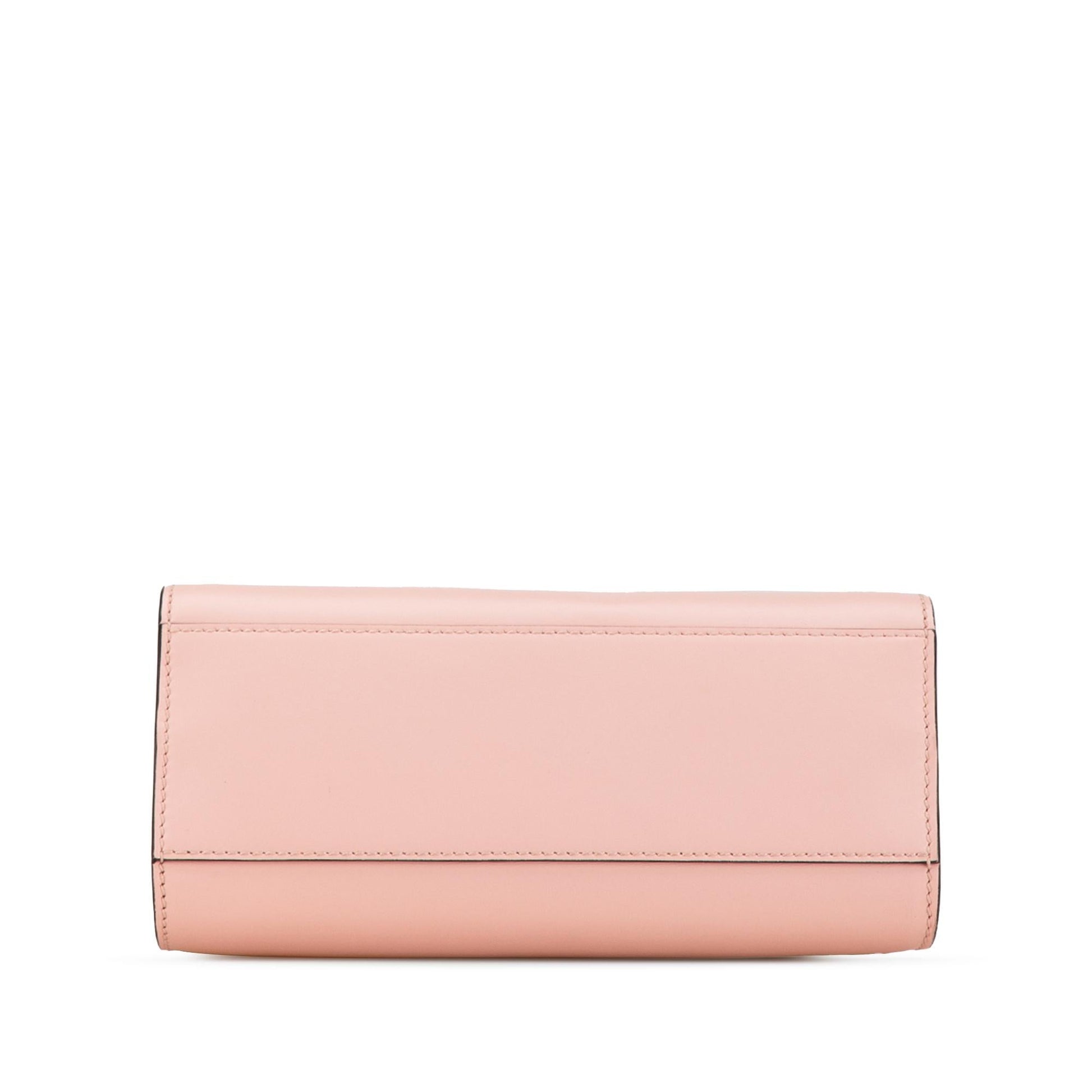 Gucci Bamboo Nymphaea SHG-AshhUs Leather Calf Pink Mini Satchel Bag