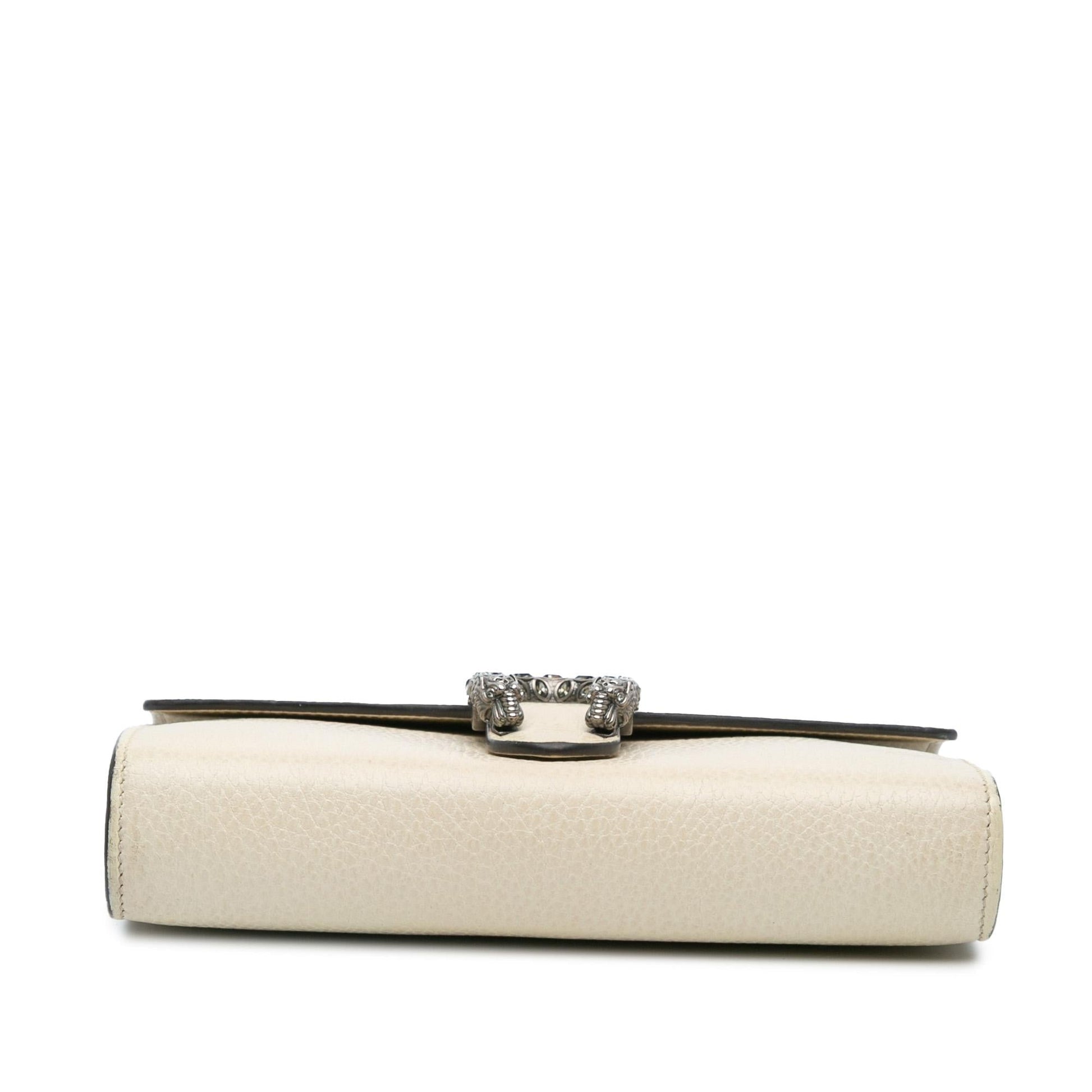 Gucci Dionysus Wallet on Chain Leather Calf Brown Mini Crossbody Bag