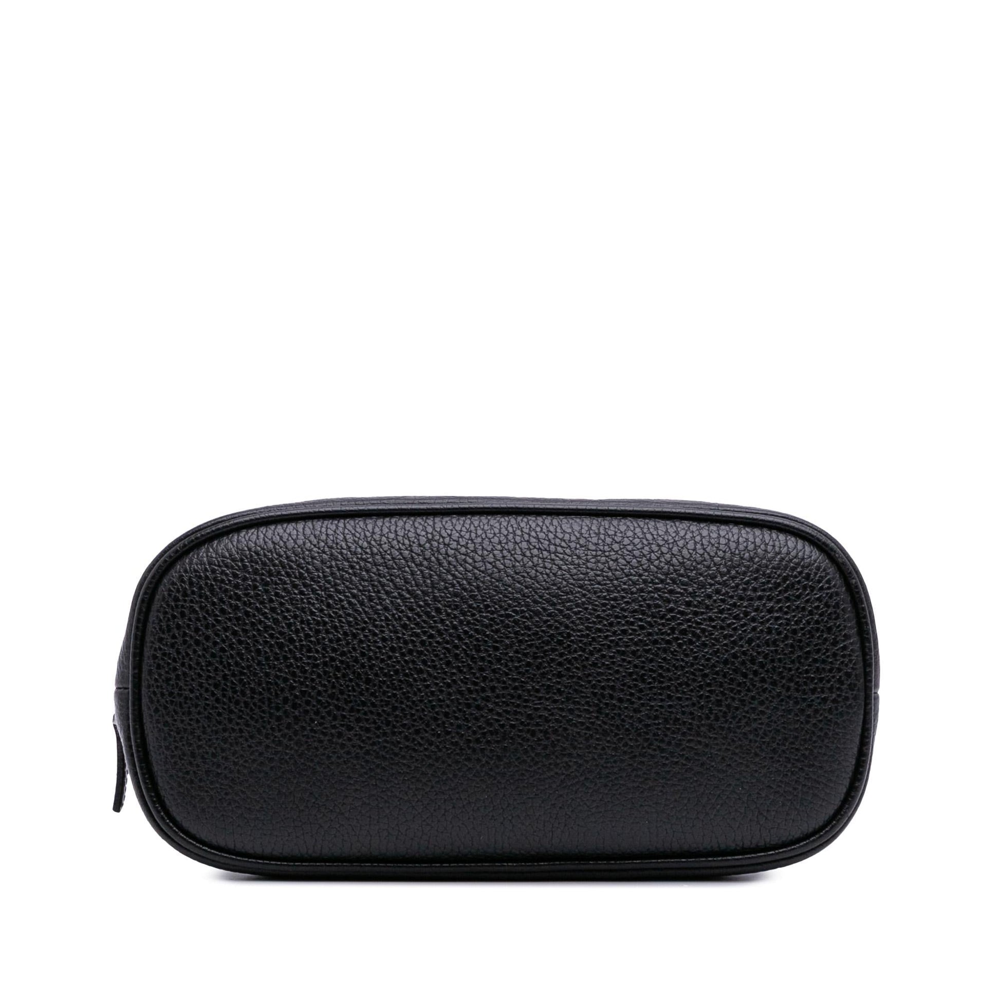 Gucci Dome Leather Calf Black Mini Satchel Bag